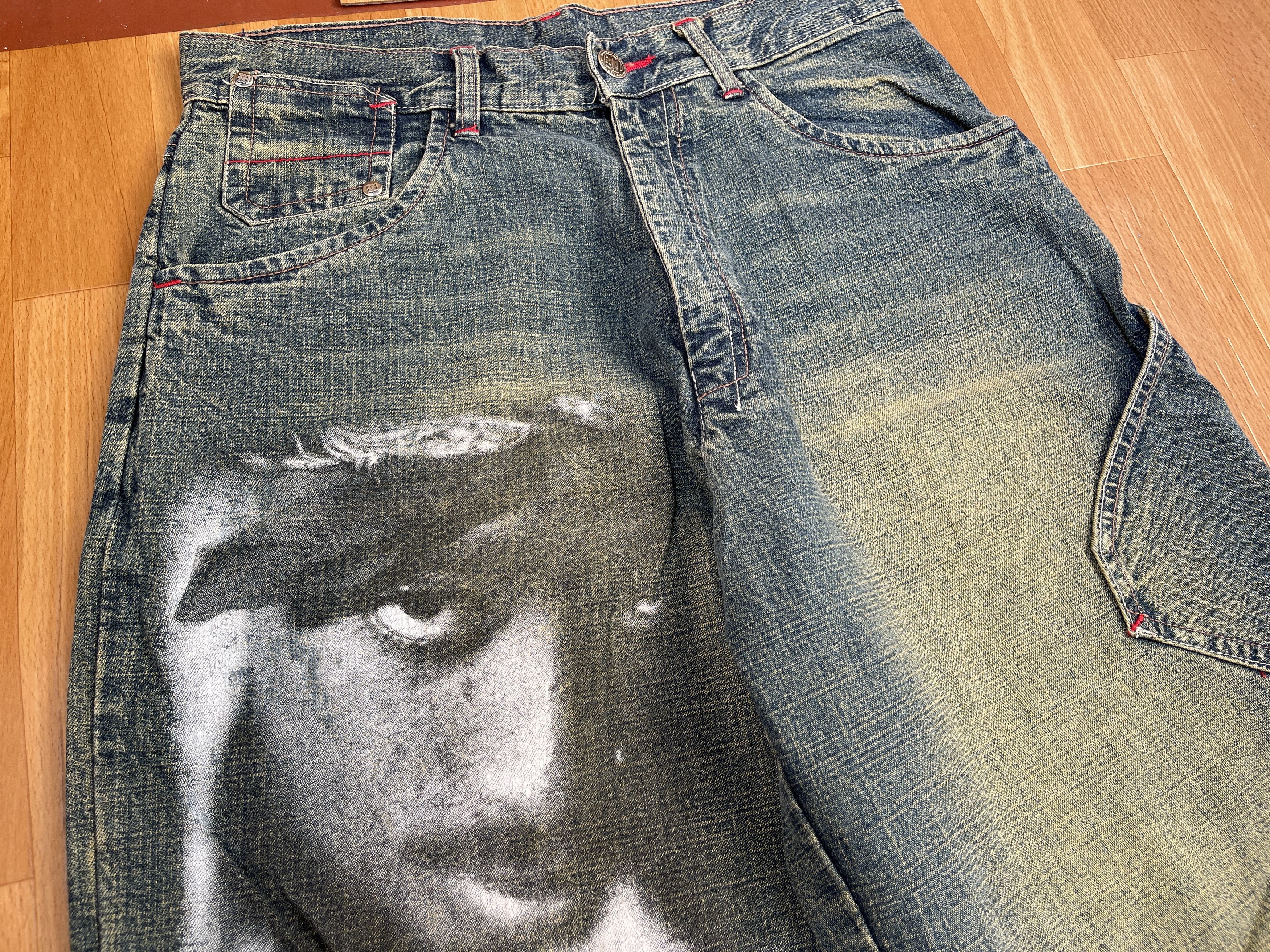 Makaveli MAKAVELI BRANDED jeans, 2Pac, Tupac vintage baggy hip hop 30 Size US 30 / EU 46 - 7 Thumbnail