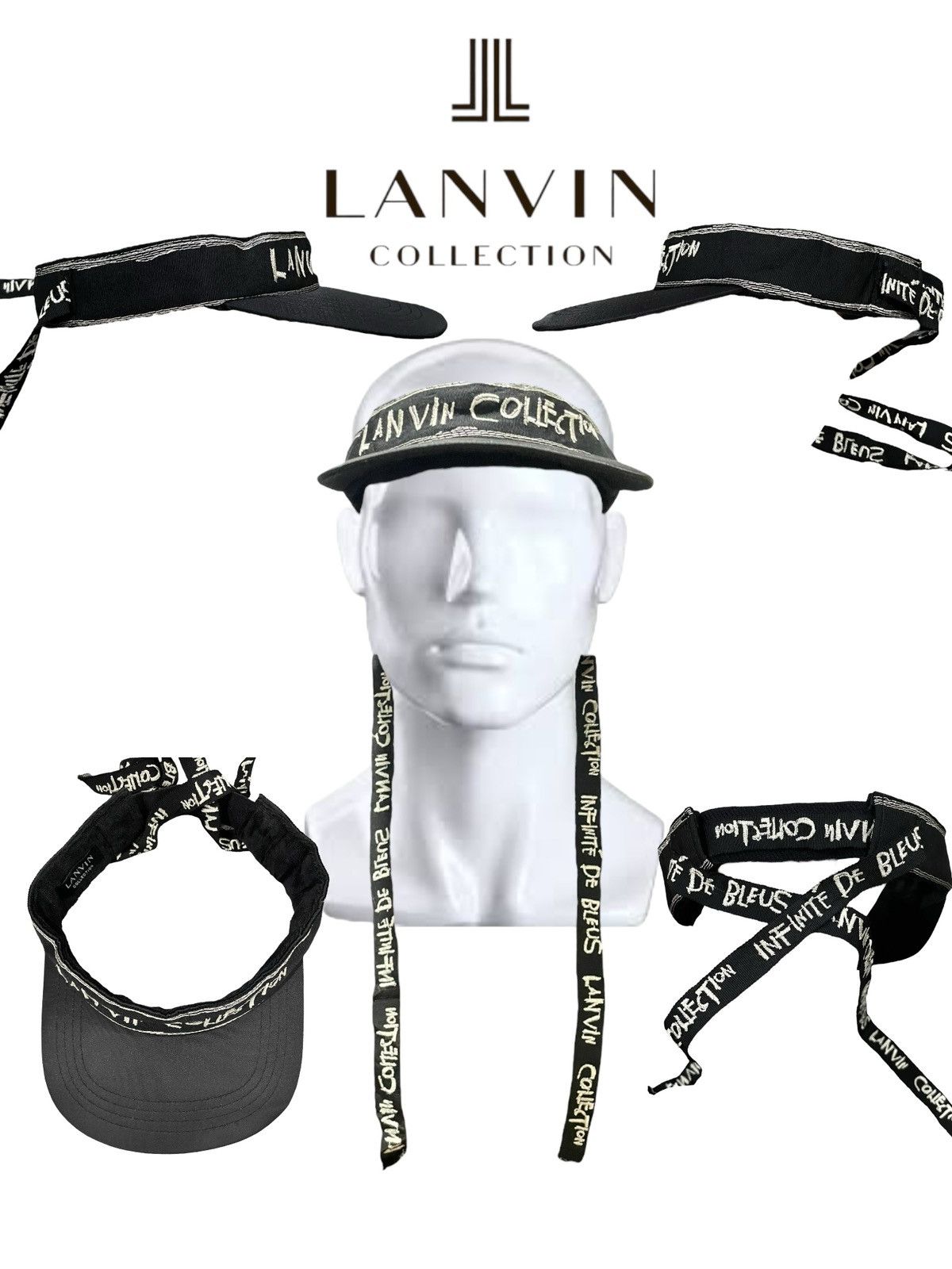 Lanvin LANVIN Infinite De Bleus Cap Size ONE SIZE - 3 Thumbnail