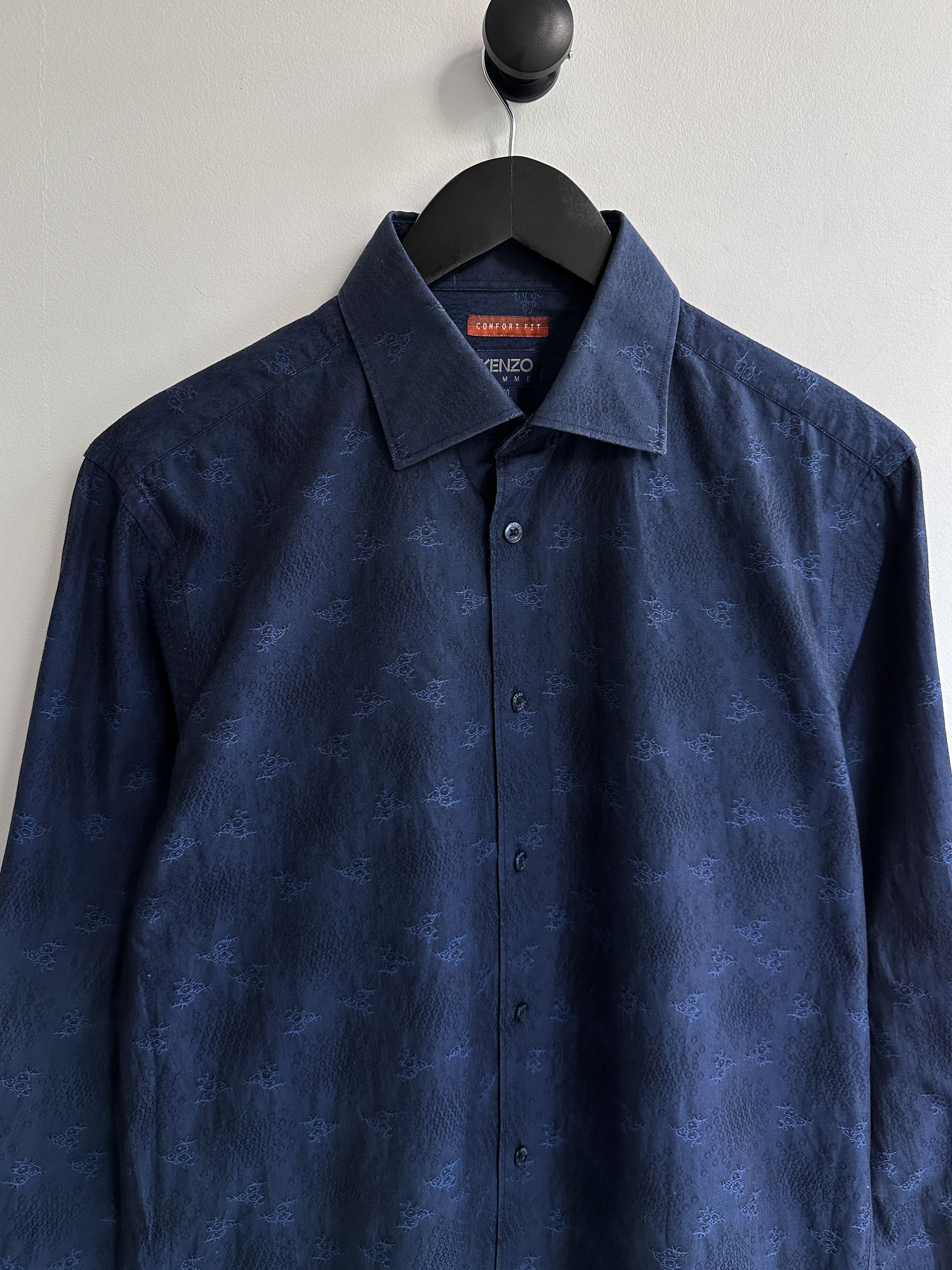 Kenzo Kenzo Blue Shirt Size US M / EU 48-50 / 2 - 5 Thumbnail