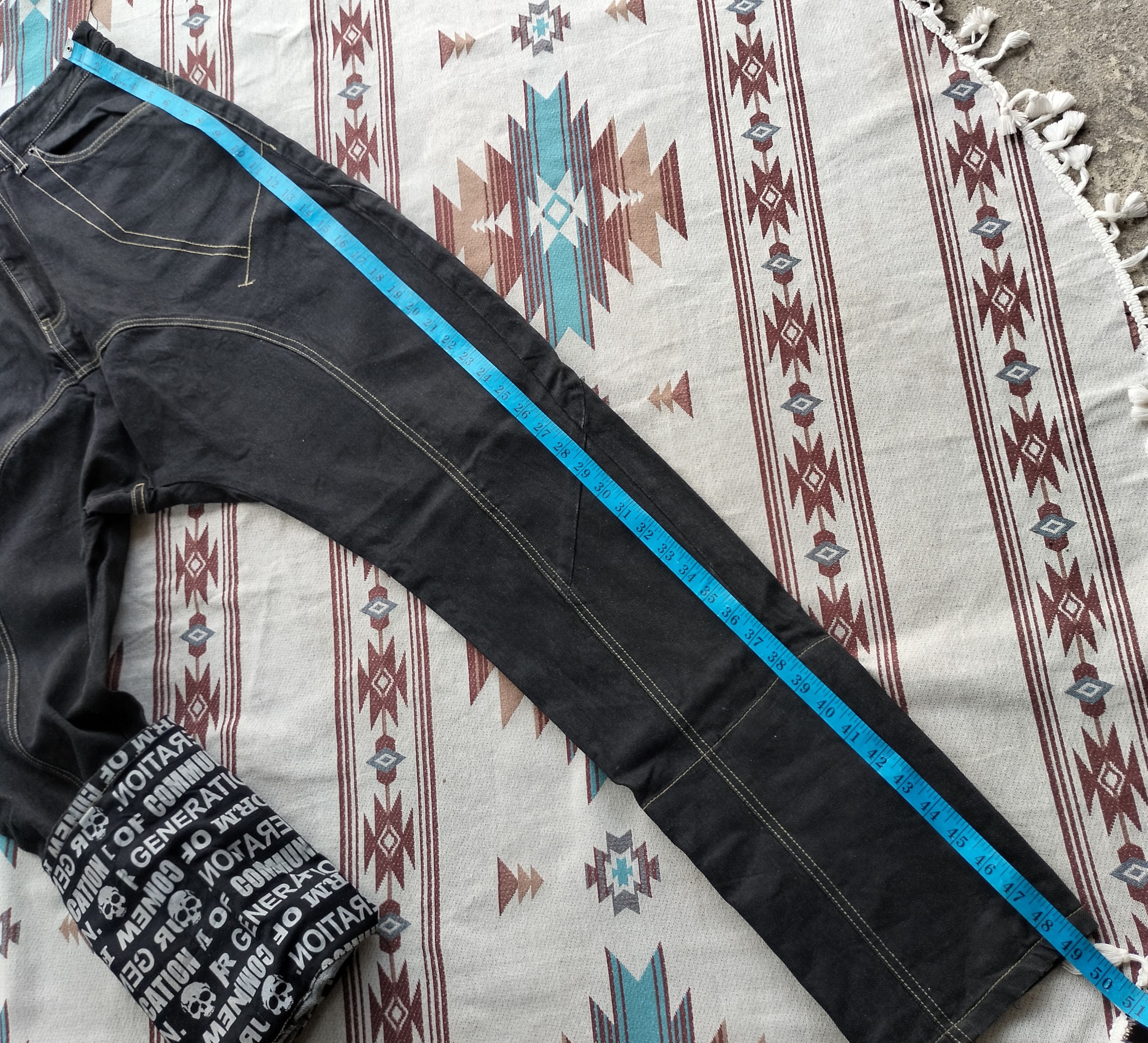 PPFM PPFM printed inner leg curve pants Size US 32 / EU 48 - 20 Thumbnail