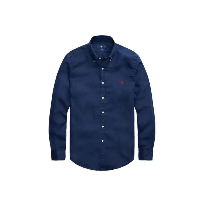Polo Ralph Lauren Polo Ralph Lauren Solid Logo Embroidered Long-Sleeve Shirt Size US L / EU 52-54 / 3 - 1 Thumbnail