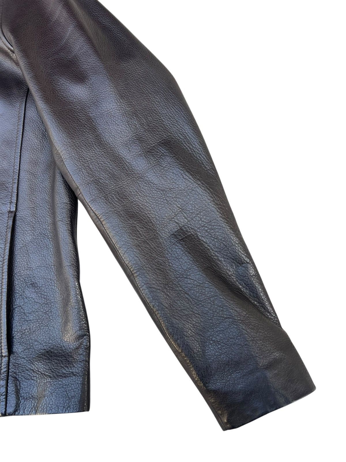 Reiss REISS Knox Cow Leather Jacket Racer Size US XL / EU 56 / 4 - 11 Thumbnail