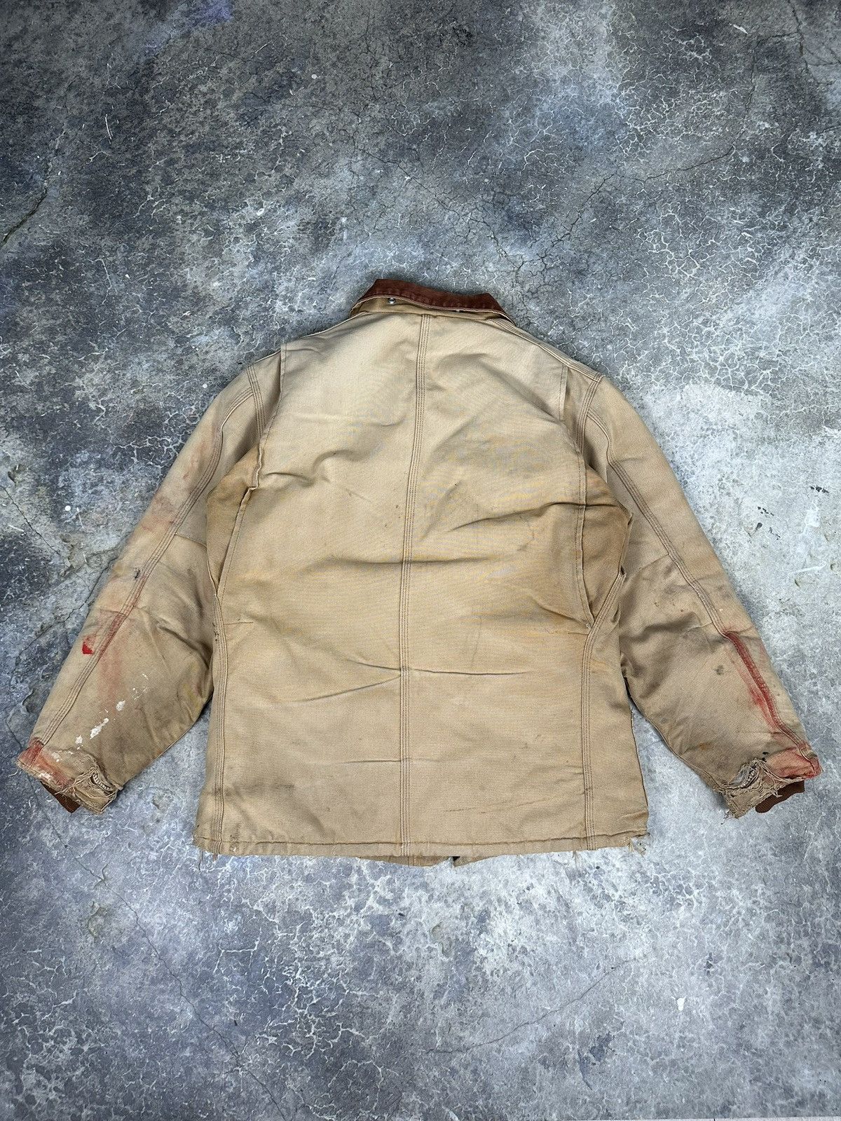 Designer × Vintage Vintage Painted Carhartt Arctic Jacket Size US M / EU 48-50 / 2 - 6 Thumbnail