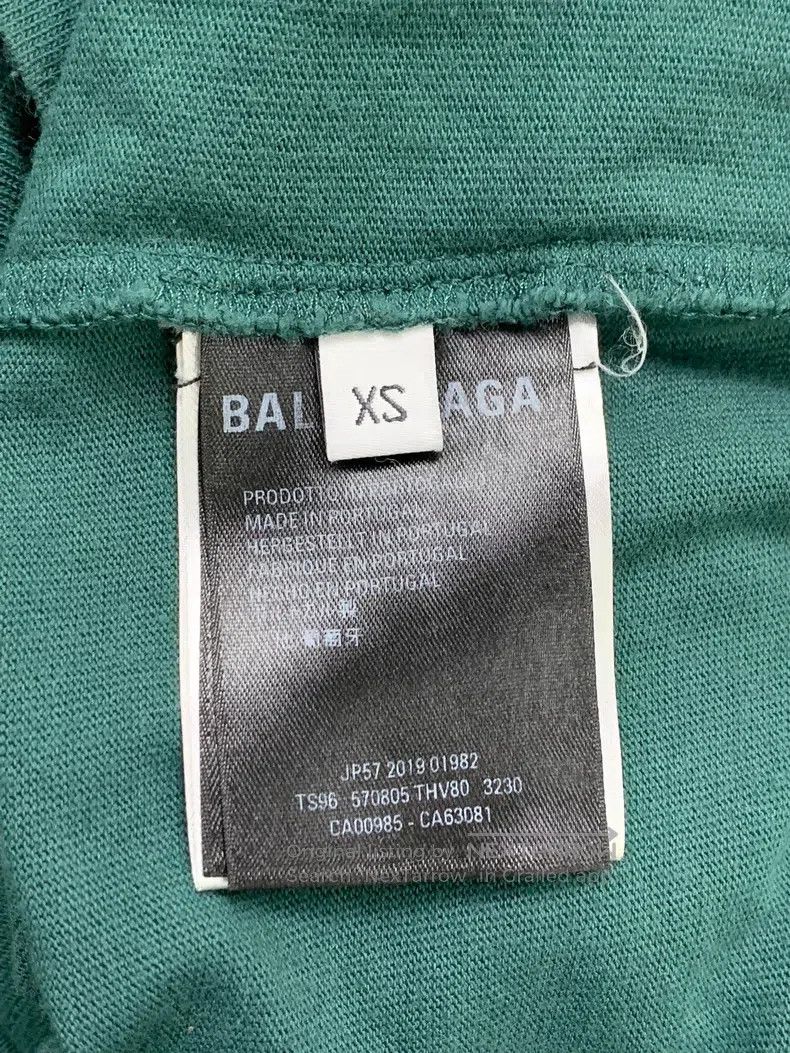 Balenciaga Balenciaga Blue Back Letter Logo Short Sleeve T-Shirt Size US XS / EU 42 / 0 - 4 Thumbnail