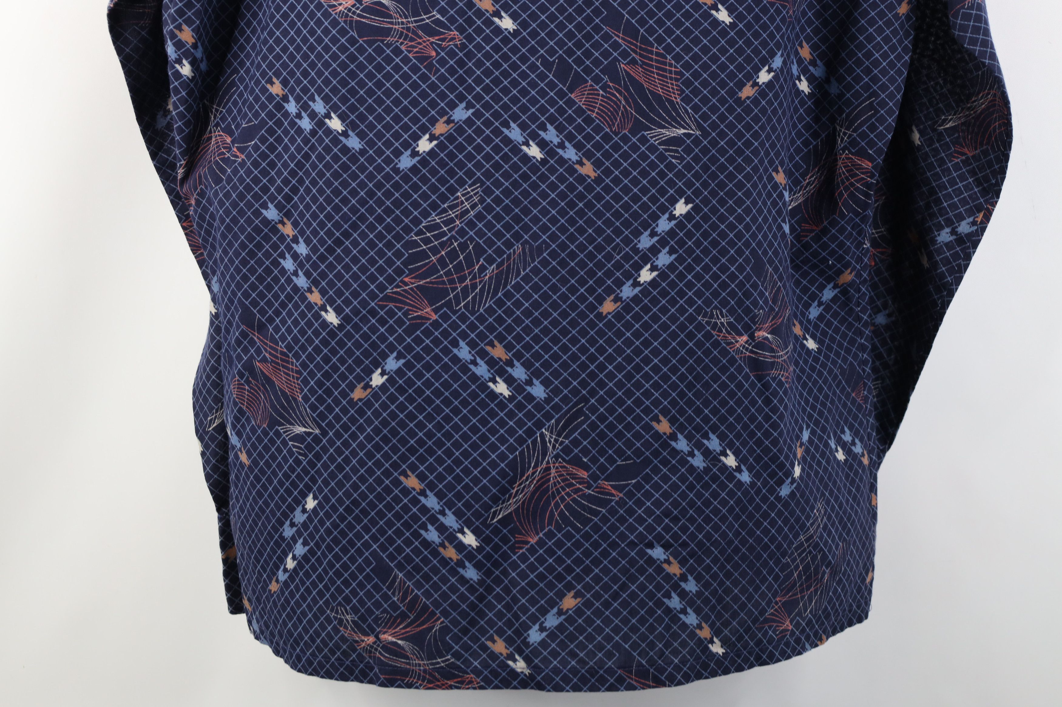Vintage Vintage 70s Streetwear Abstract Art Dagger Collar Shirt Size US L / EU 52-54 / 3 - 12 Thumbnail