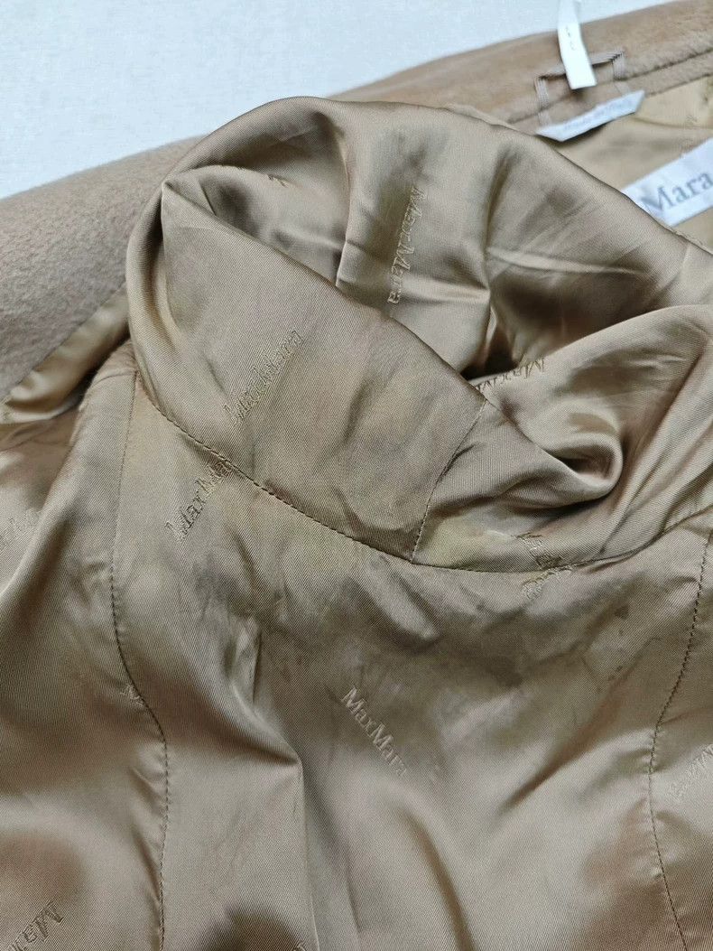 Max Mara Max Mara Classic Camel Long Women's Coat Size XL / US 12-14 / IT 48-50 - 7 Thumbnail
