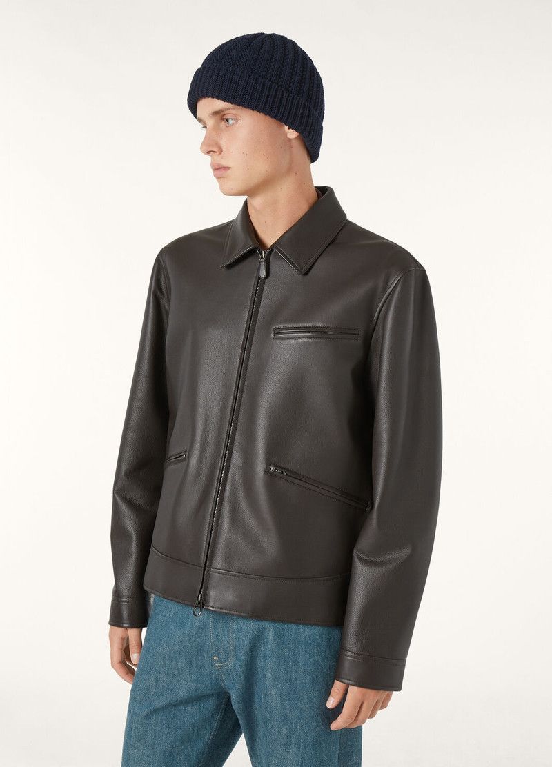 Loro Piana o1w1db10226 FAP2185 Gail Blouson Jacket in Brown Size US S / EU 44-46 / 1 - 4 Thumbnail