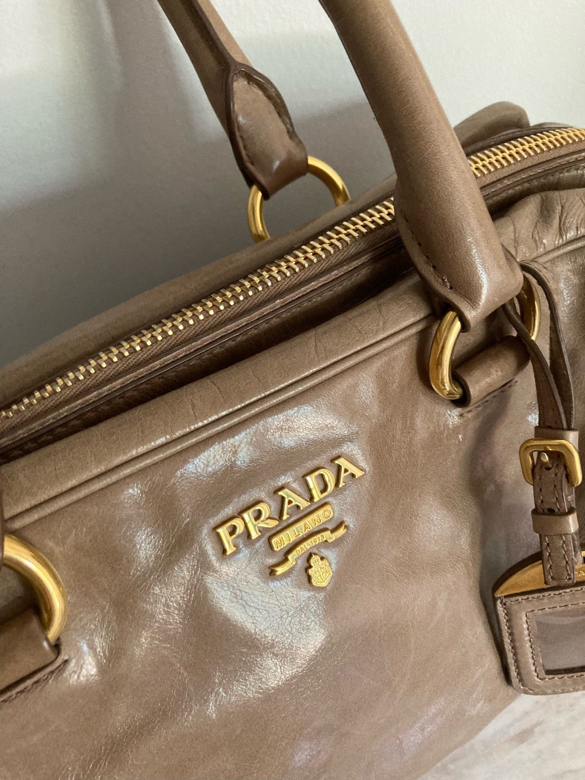 Prada Vitello Shine Handbag Size ONE SIZE - 2 Thumbnail