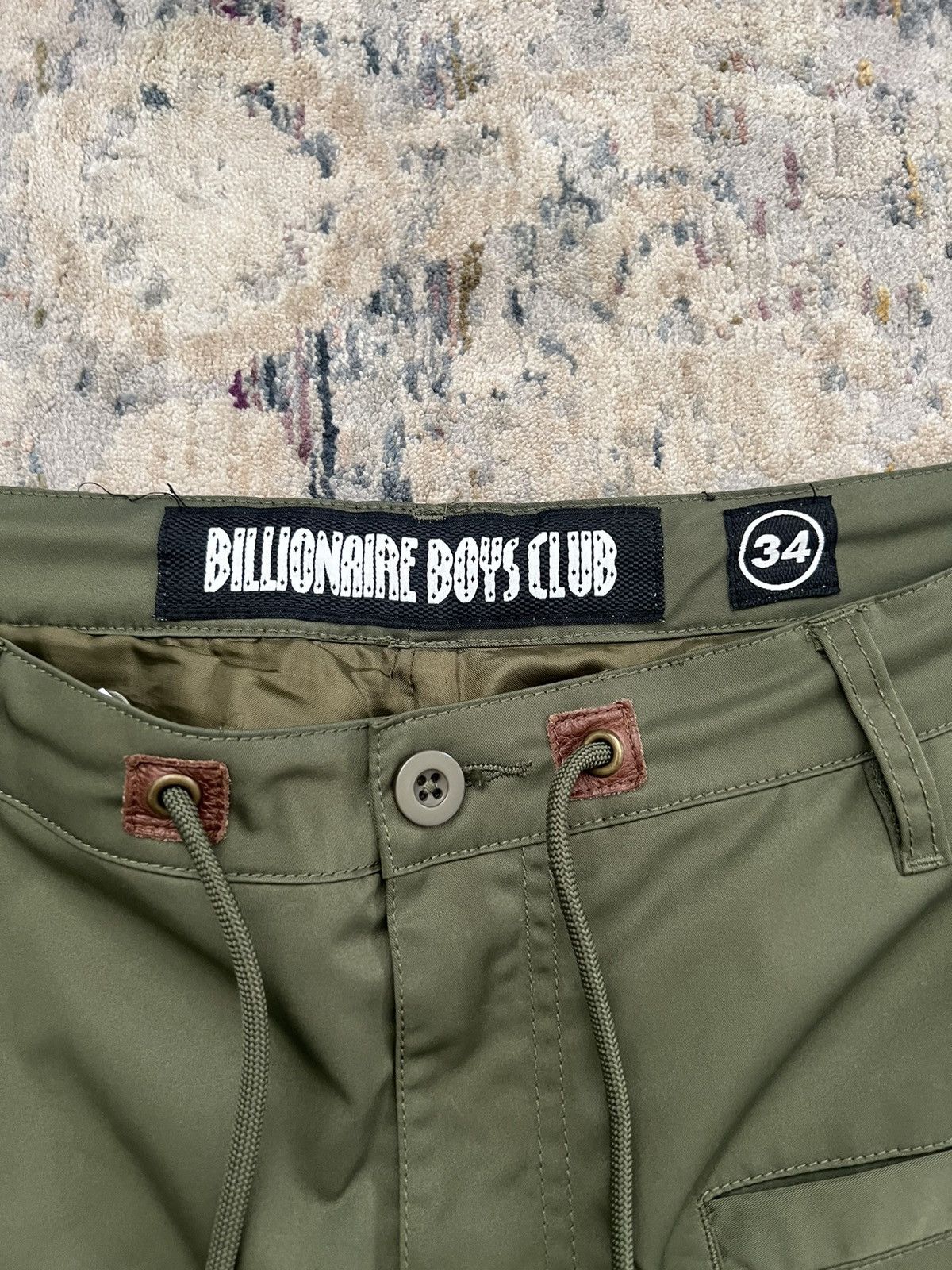 Billionaire Boys Club Billionaire Boys Club Army Satin Cargo Shorts Sz 34 Size US 34 / EU 50 - 2 Thumbnail