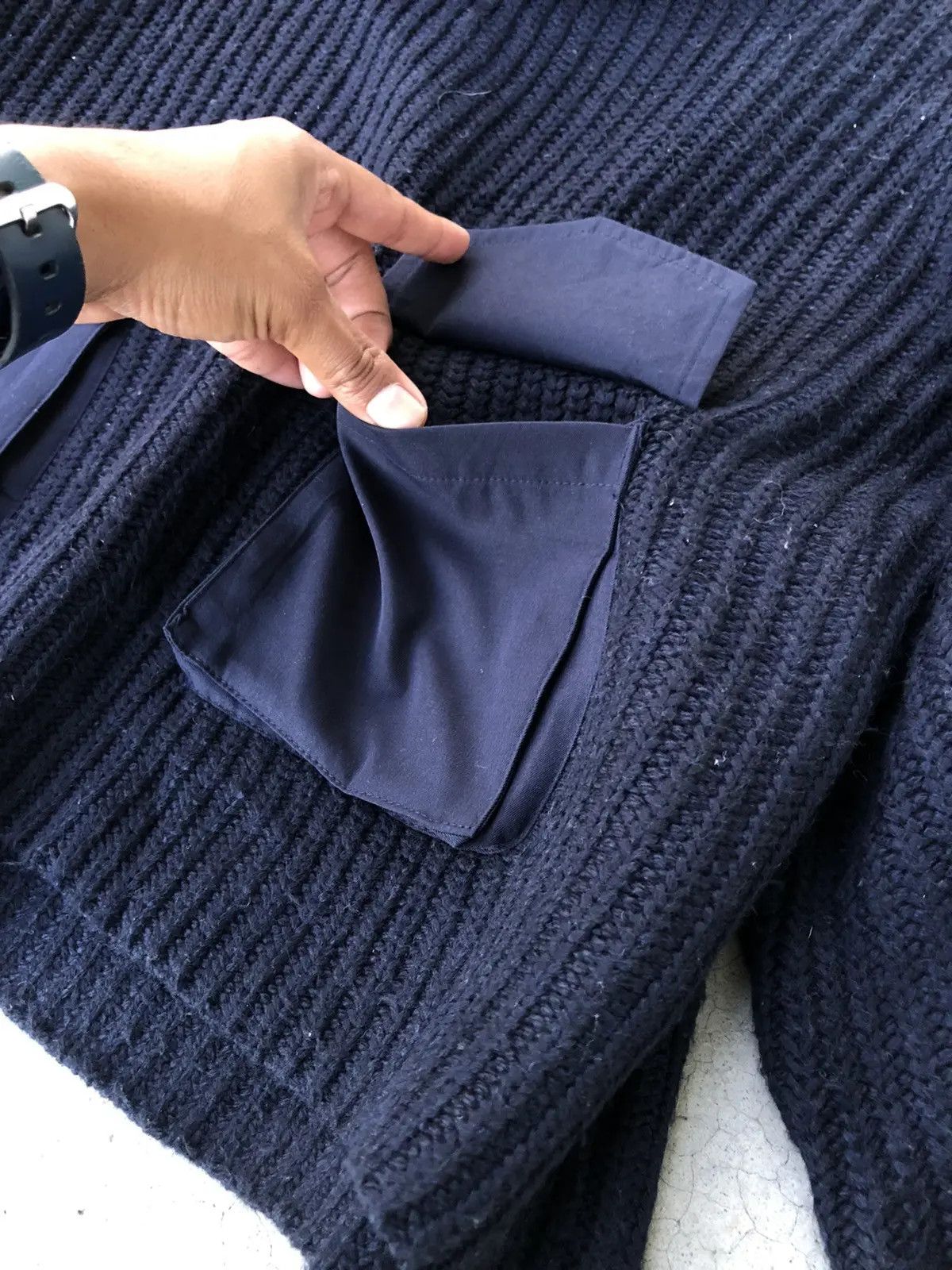 Aran Isles Knitwear × Designer ZARA Turtle Neck Crop Top Baggie Knitted Sweate Size US XXL / EU 58 / 5 - 5 Thumbnail