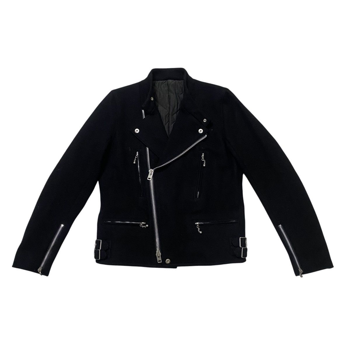 Designer × Japanese Brand Rope J consection motocyle wool jacket Size US M / EU 48-50 / 2 - 5 Thumbnail
