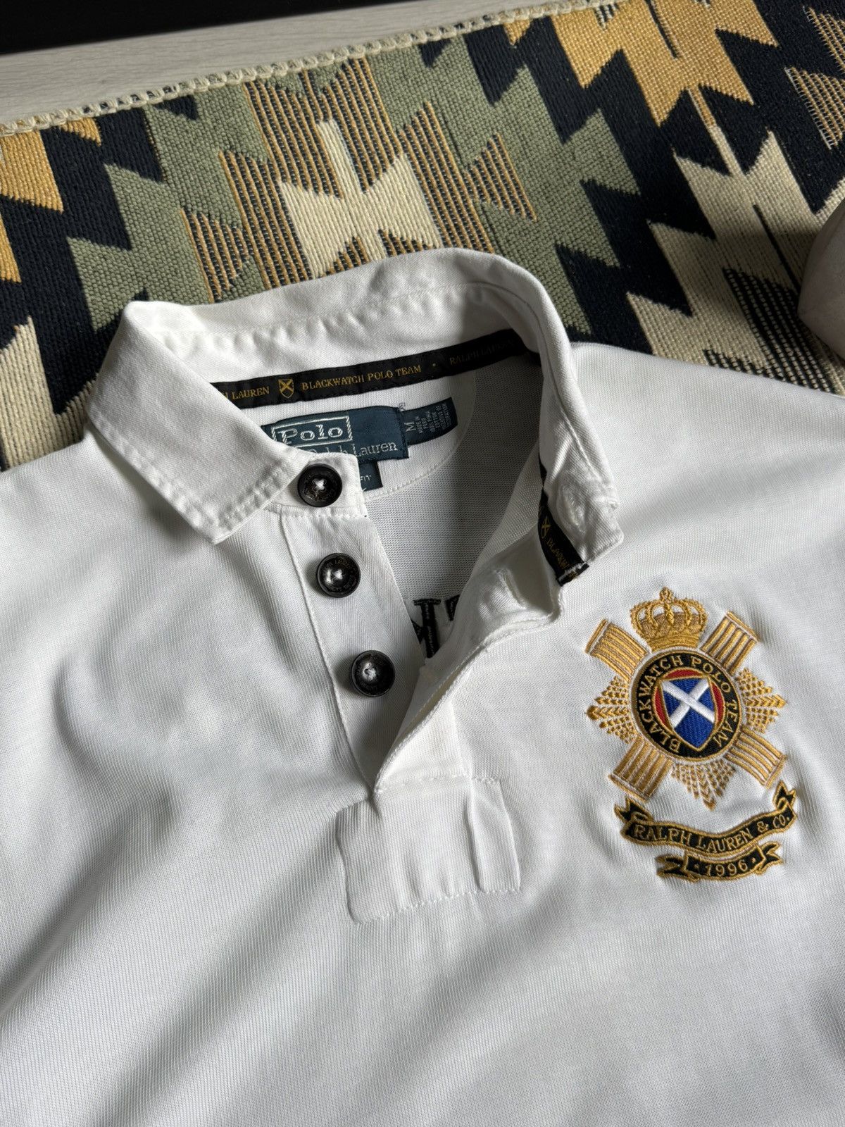 Polo Ralph Lauren Vintage Polo Ralph Lauren Black Watch Rugby Longsleve Size US M / EU 48-50 / 2 - 8 Thumbnail