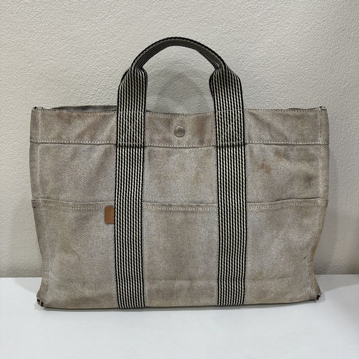 Hermes ‼️LASTDROP‼️ HERMES FOURRE TOUT MM DIRTY CANVAS HAND TOTE BAG Size ONE SIZE - 2 Thumbnail