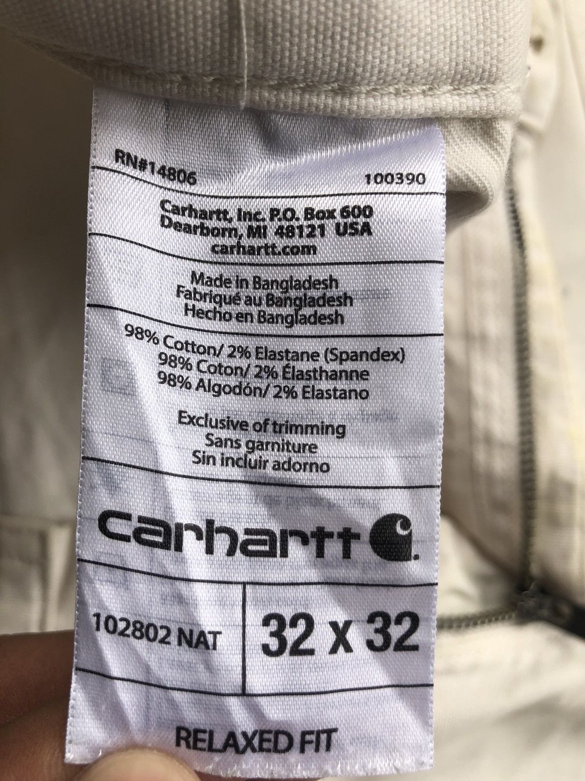 Carhartt Carharrt Double Knee Distressed Jeans Size US 33 - 22 Thumbnail