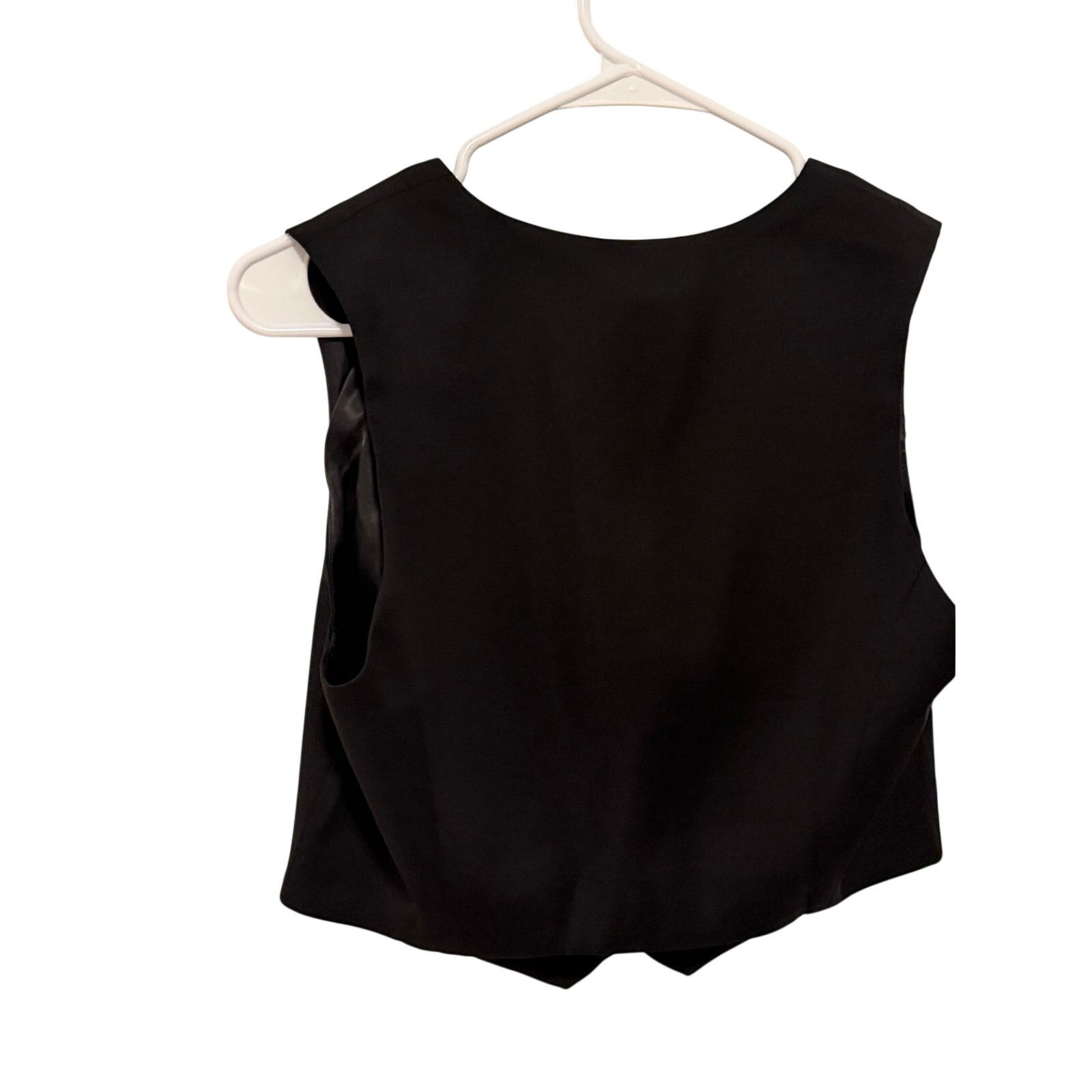 Other Women's Cropped V-Neck Button Front Sleeveless Jacket Vest Size S / US 4 / IT 40 - 5 Thumbnail