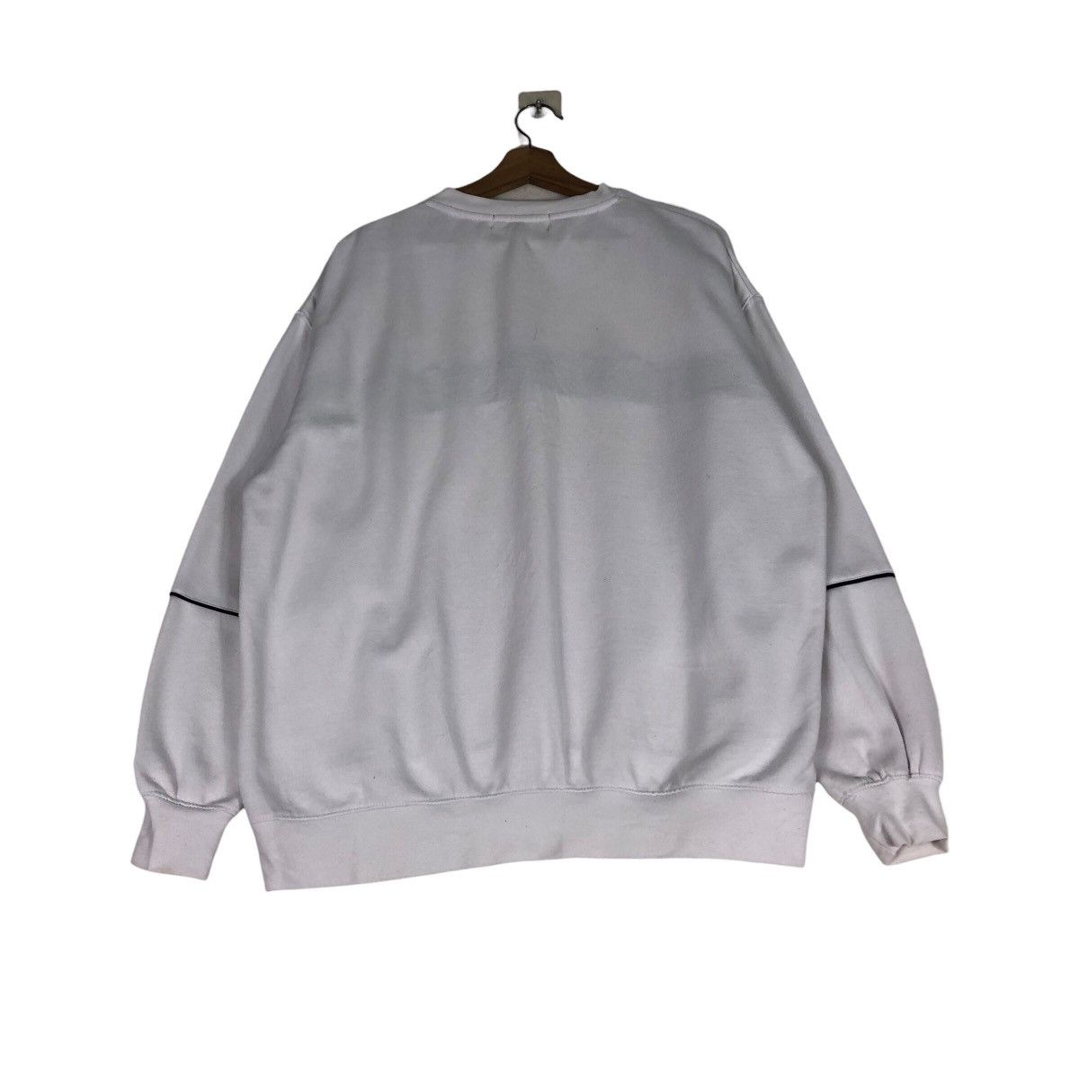Japanese Brand Vintage Kappa Big Fit Sweat Black Chest Stripe, Minimal Logo Size US M / EU 48-50 / 2 - 11 Thumbnail