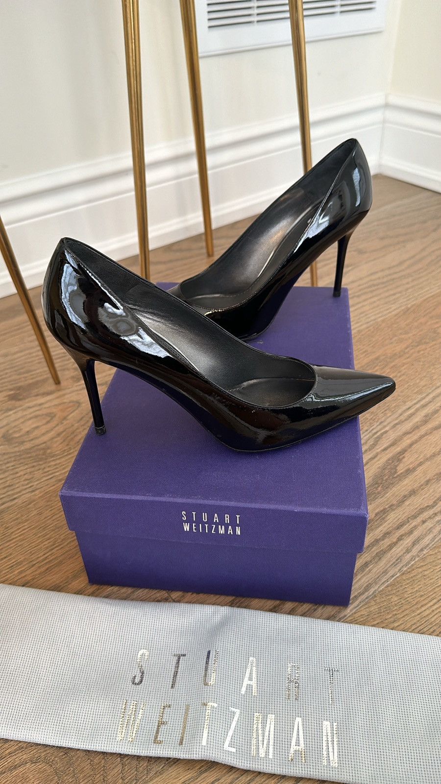 Stuart Weitzman Women’s Stuart Weitzman black heels Size US 6.5 / IT 36.5 - 4 Thumbnail