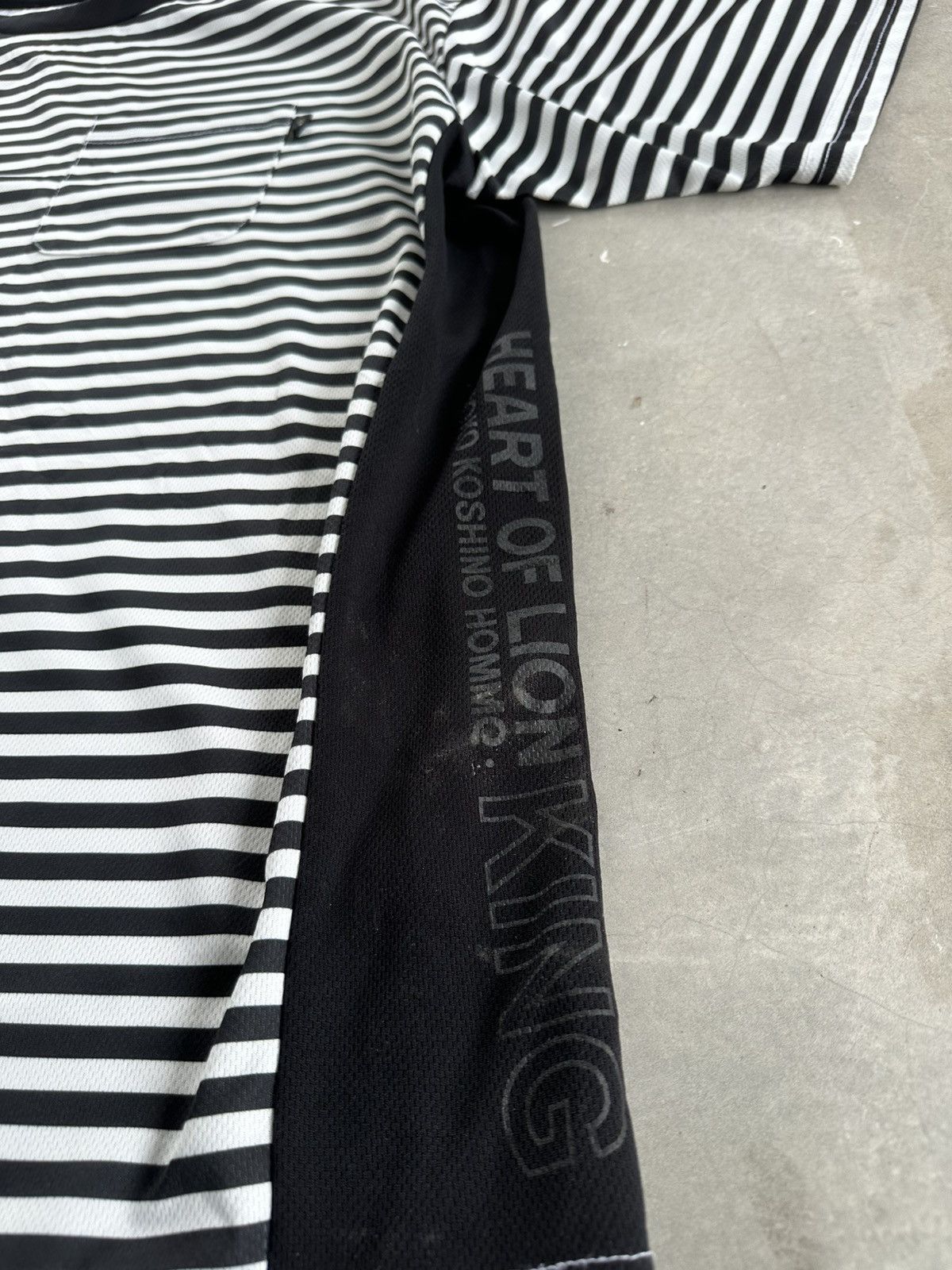 Hiroko Koshino Homme HEART OF LION KING HIROKO KOSHINO STRIPES STREET JERSEY Size US XXL / EU 58 / 5 - 5 Thumbnail