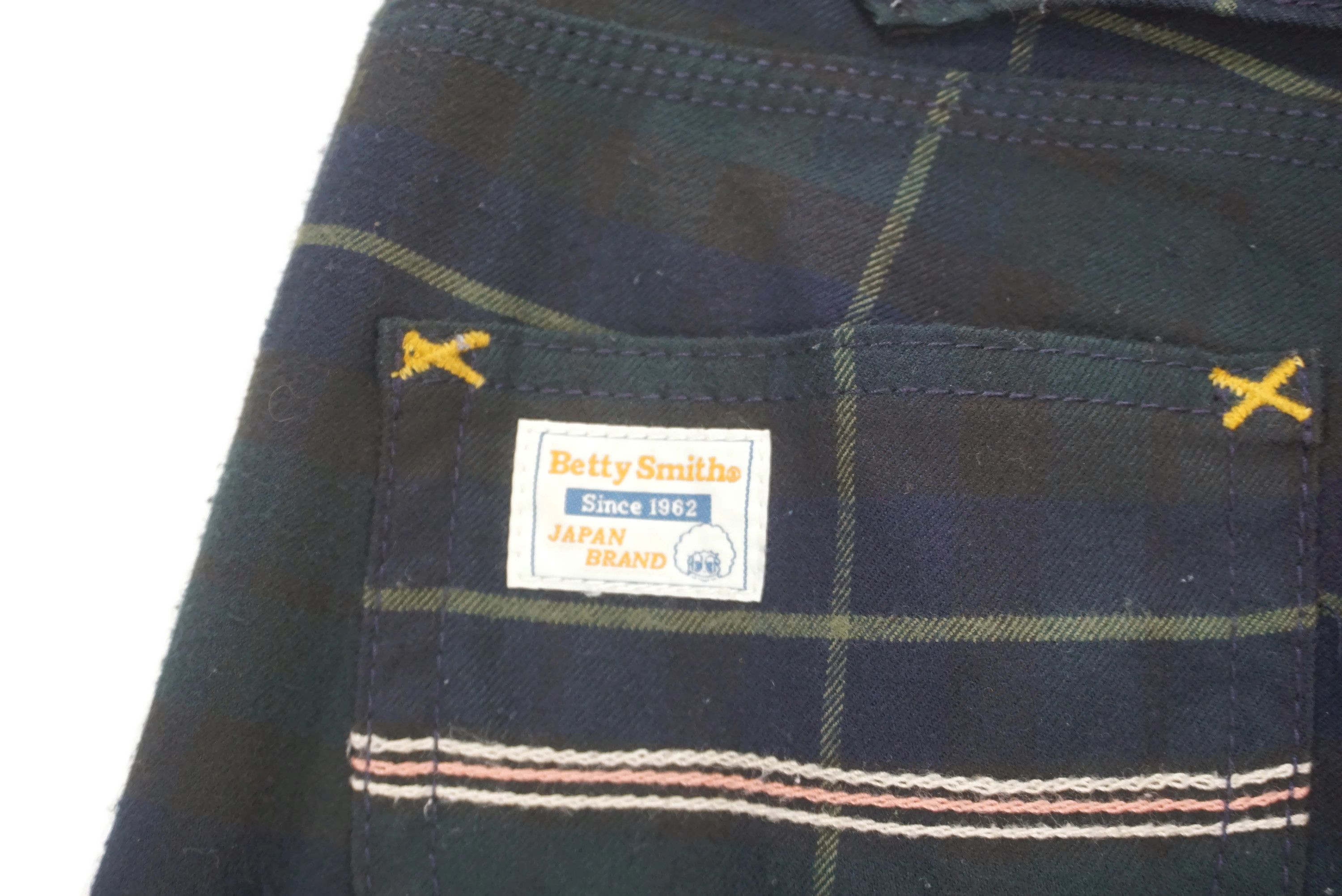 Japanese Brand Betty Smith Pants fit W30xL32 Low-Rise Slim Workwear Size 26" / US 2 / IT 38 - 7 Thumbnail
