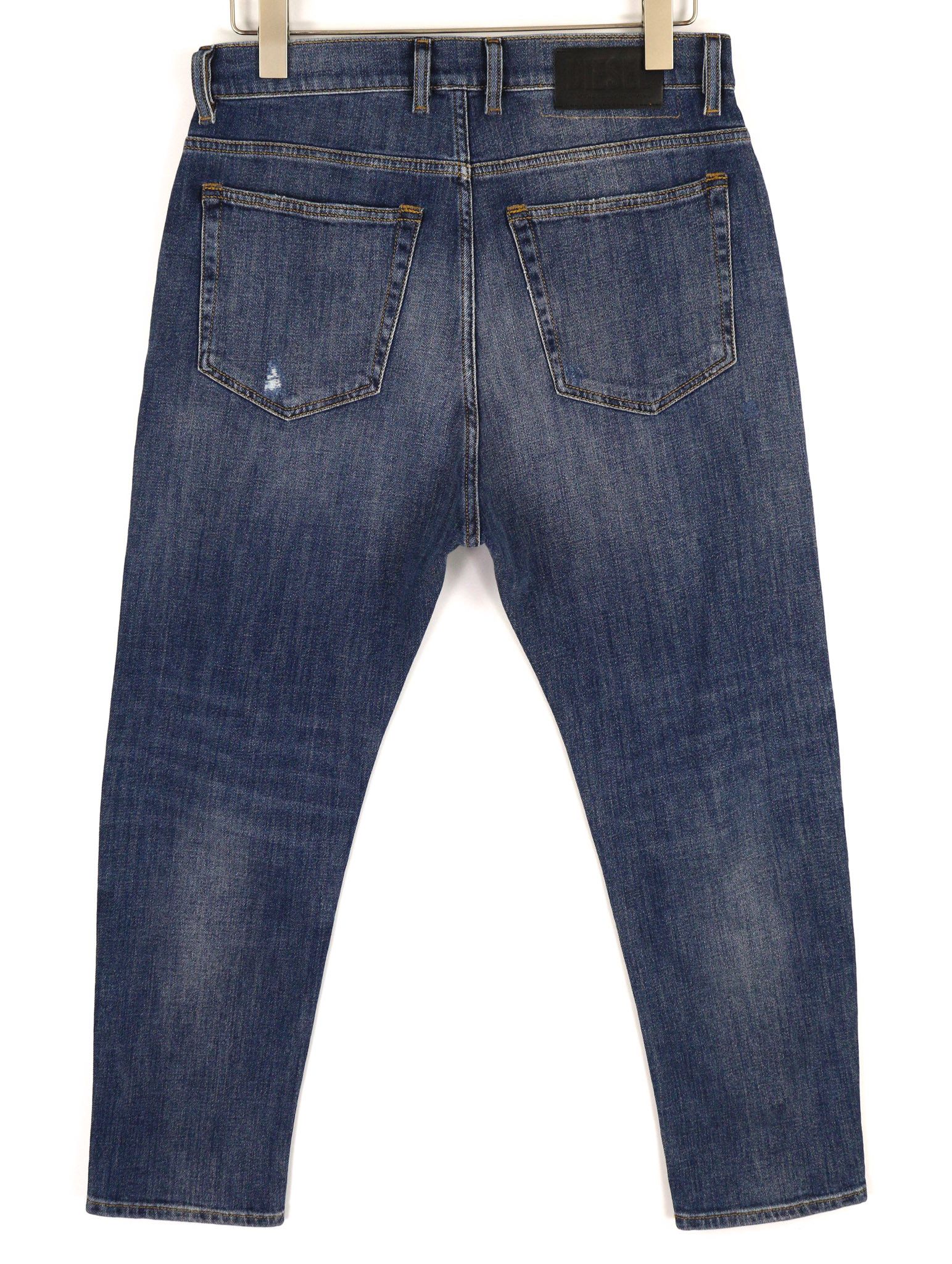 Diesel D-VIDER 0890X W30/L30 Carrot Stretch Blue 40437 Size US 30 / EU 46 - 4 Thumbnail