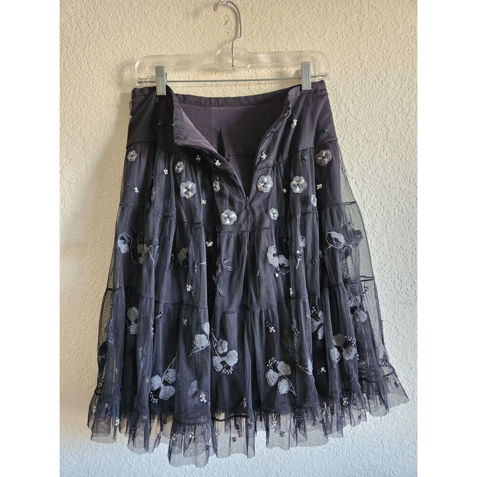 Bcbgmaxazria BCBG Maxazria Women's Beaded Skirt-Sm Size 26" / US 2 / IT 38 - 2 Thumbnail