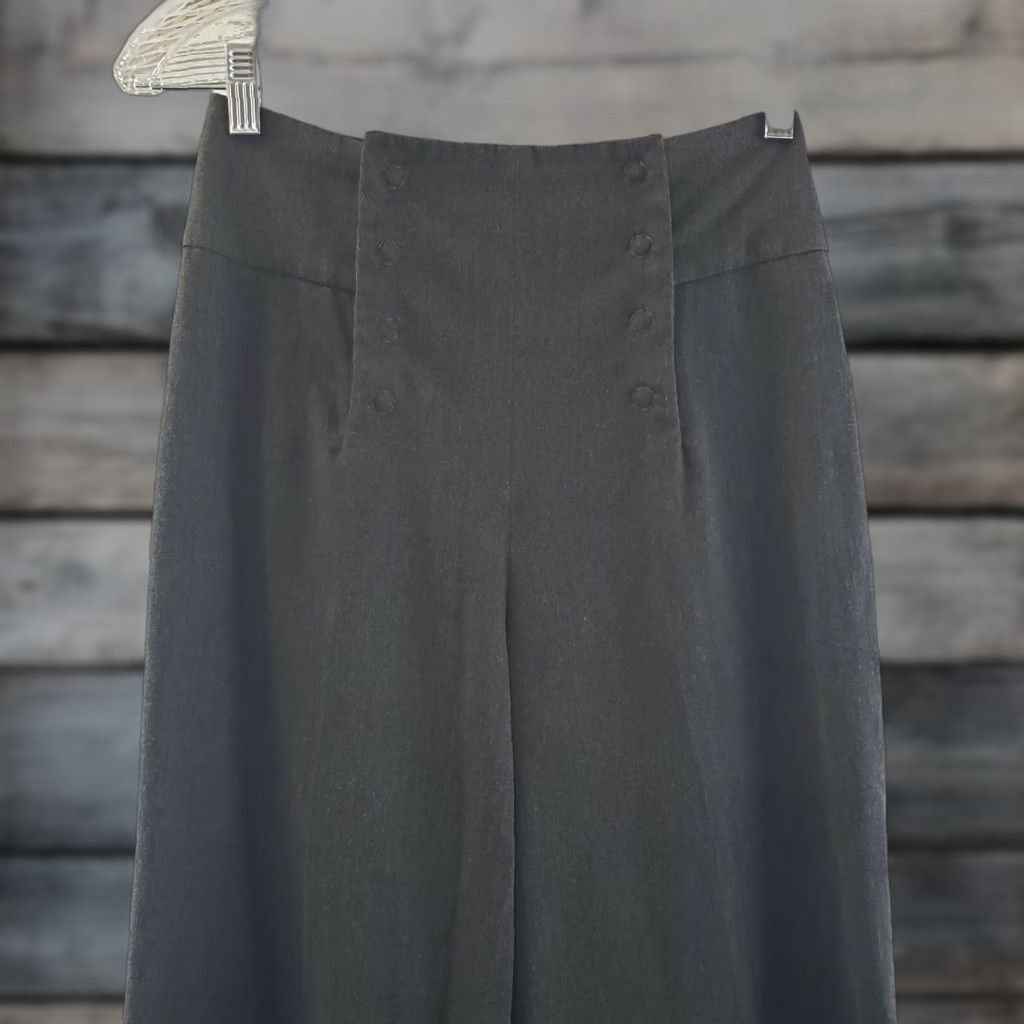 Anthropologie Cartonnier Anthropologie Womens Trouser Pants Sz 2 Charcoal Gray High Rise Size 26" / US 2 / IT 38 - 1 Thumbnail