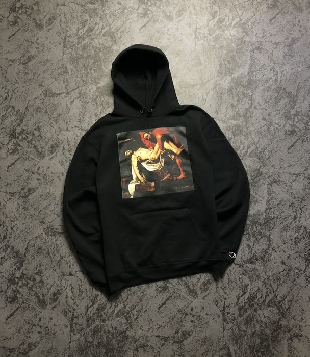 Virgil abloh best sale champion hoodie