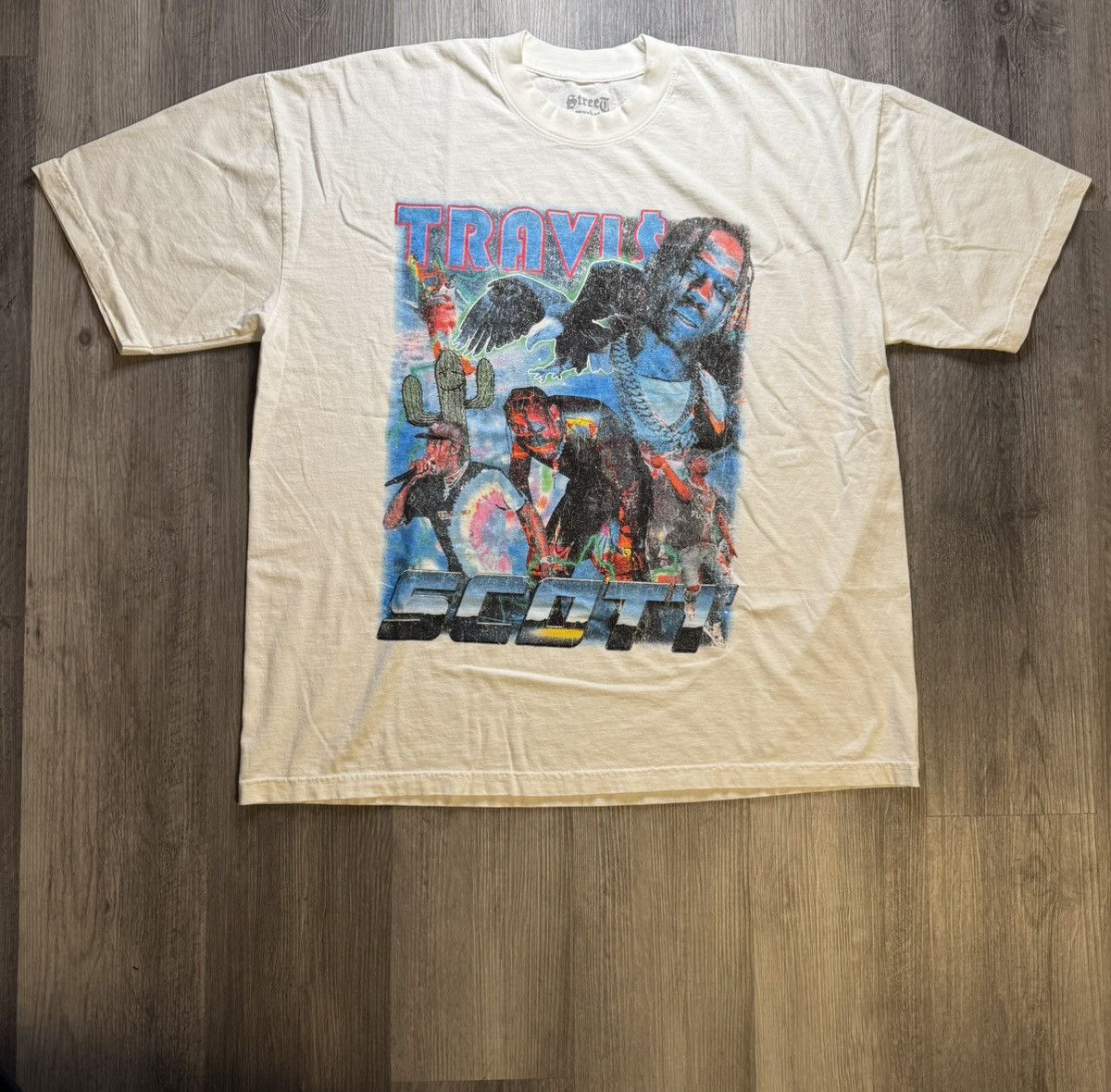 Market SMS Travis Scott Bootleg Tee Size US XL / EU 56 / 4 - 1 Thumbnail