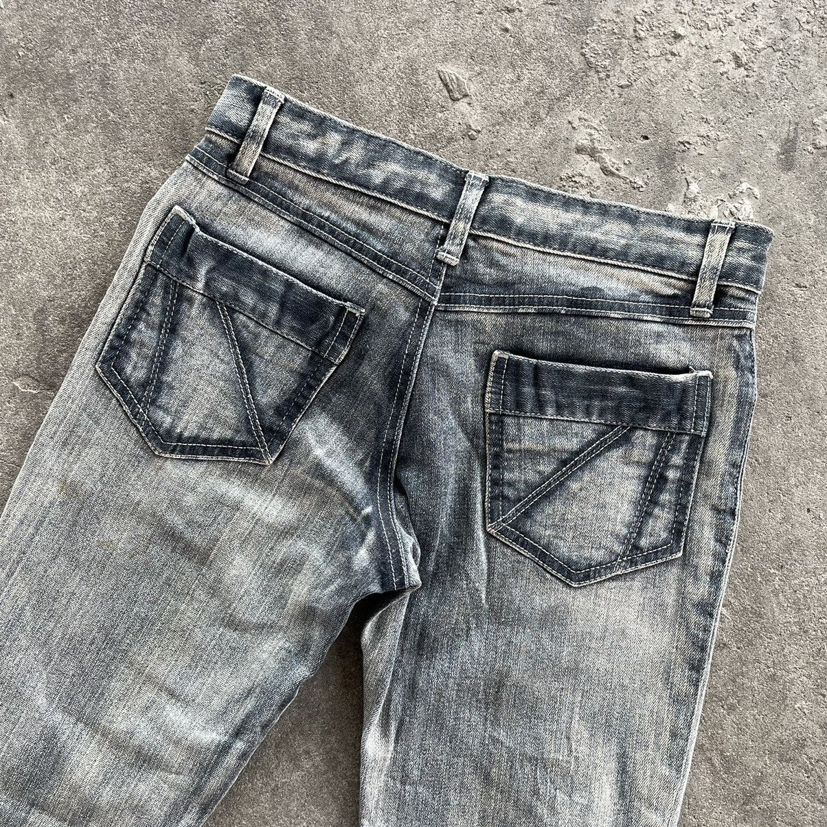 If Six Was Nine × Japanese Brand × Le Grande Bleu (L.G.B.) Zigzag washed flare jeans ifsixwasnine styled Size US 27 - 5 Thumbnail