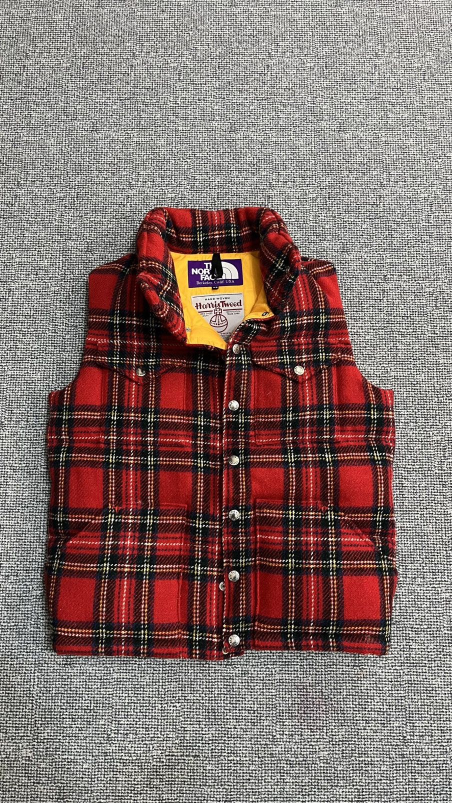 The North Face Purple Label The North Face Purple Label x Harris Tweed Tartan Wool Vest Size US XS / EU 42 / 0 - 1 Thumbnail