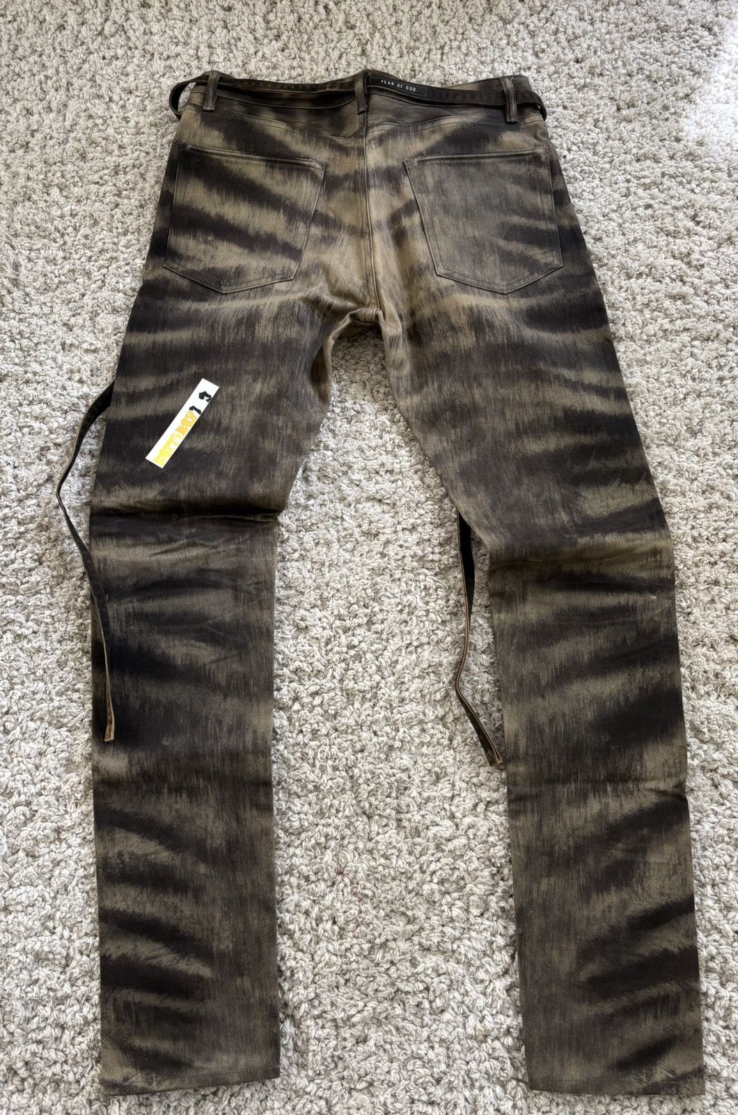 Fear of God Fear of God 6th Collection denim “Zebra Pants” size 32 2018 Size US 32 / EU 48 - 8 Thumbnail