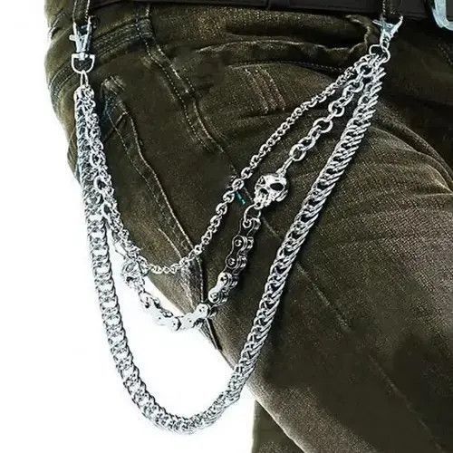 Jewelry Multilayer Waist Punk Wallet Chain Size ONE SIZE - 2 Thumbnail