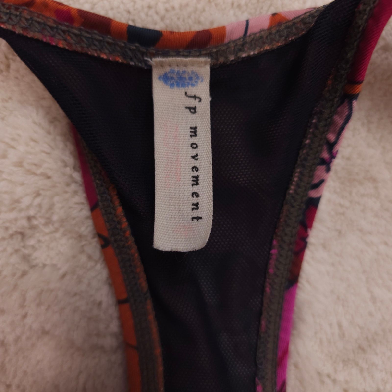 Free People FP Movement Free Love Floral Sports Bra Sz Small Size ONE SIZE - 6 Thumbnail