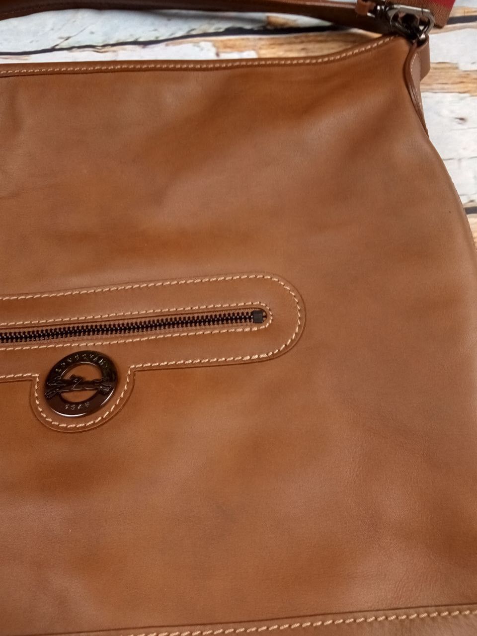 Longchamp Longchamp Brown Leather Women's Bag Size ONE SIZE - 15 Thumbnail
