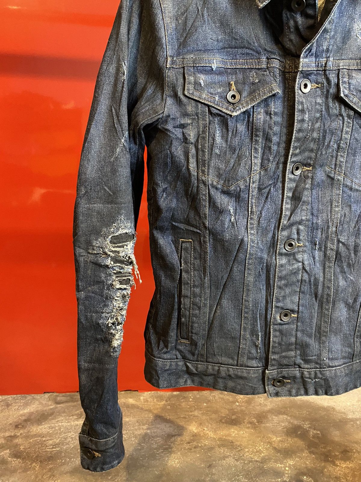 Shellac distressed shellac jeans jacket archives Size US M / EU 48-50 / 2 - 6 Thumbnail