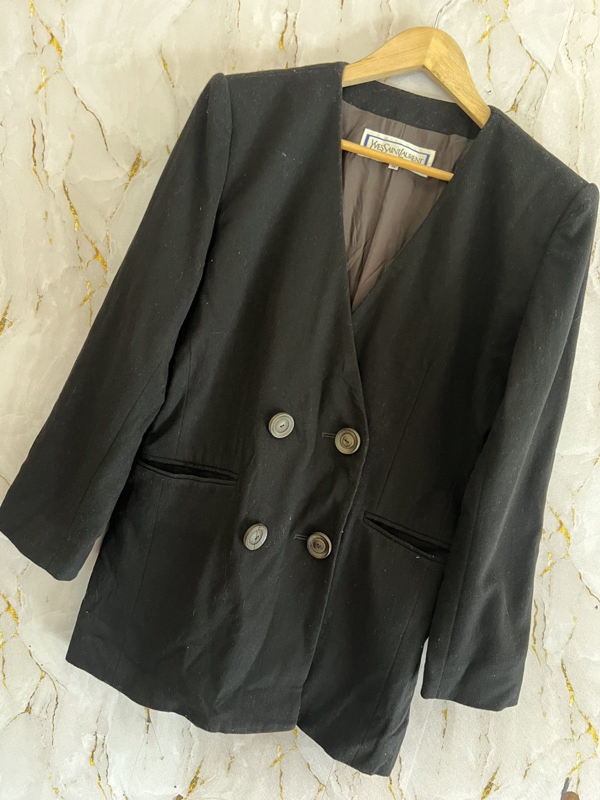 Yves Saint Laurent Yves Saint Laurent Coat – Luxury Designer Outerwear Size US M / EU 48-50 / 2 - 5 Thumbnail