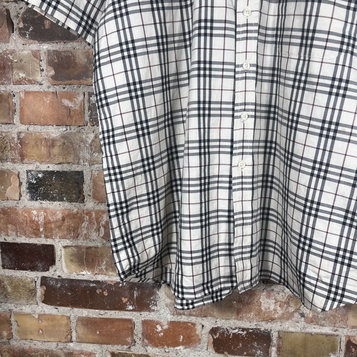 Burberry Vintage 00s Burberry London nova check shirt button up tee Size US XL / EU 56 / 4 - 5 Thumbnail