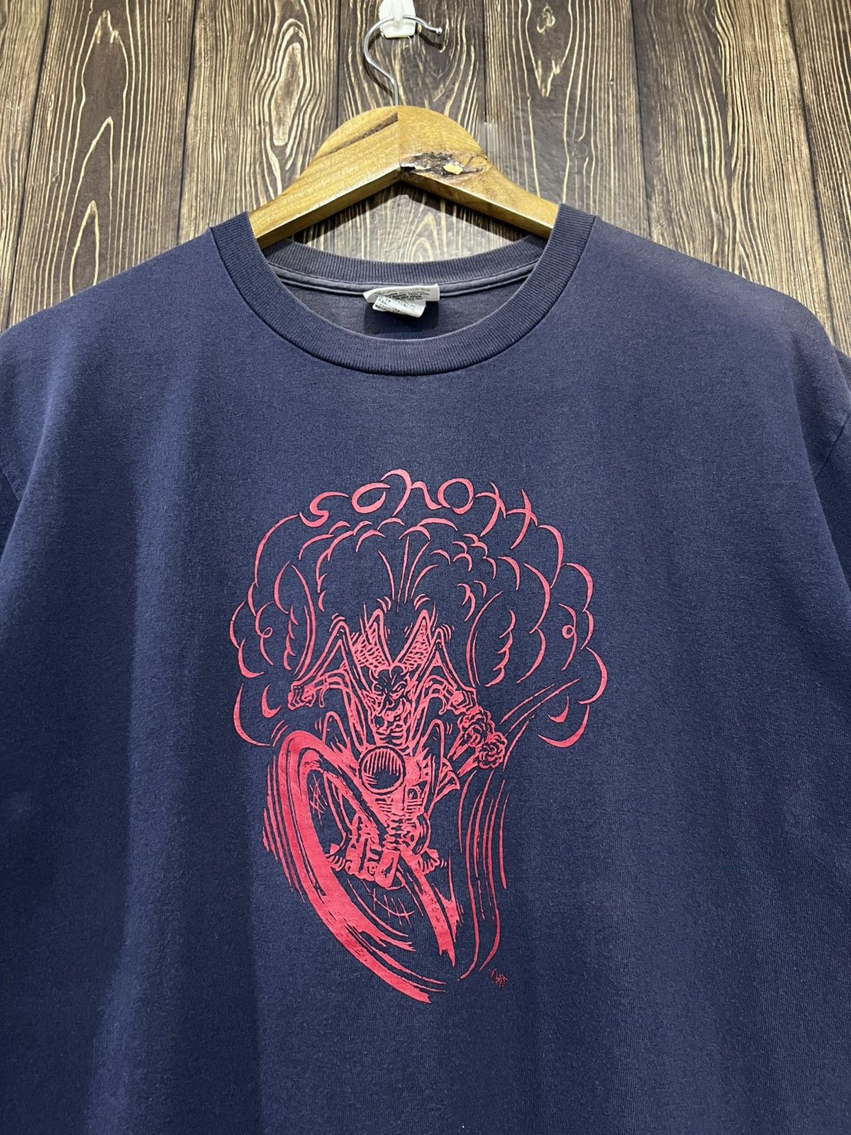 Vintage Vintage Schott Perfecto Rare Tshirt Size US L / EU 52-54 / 3 - 2 Thumbnail