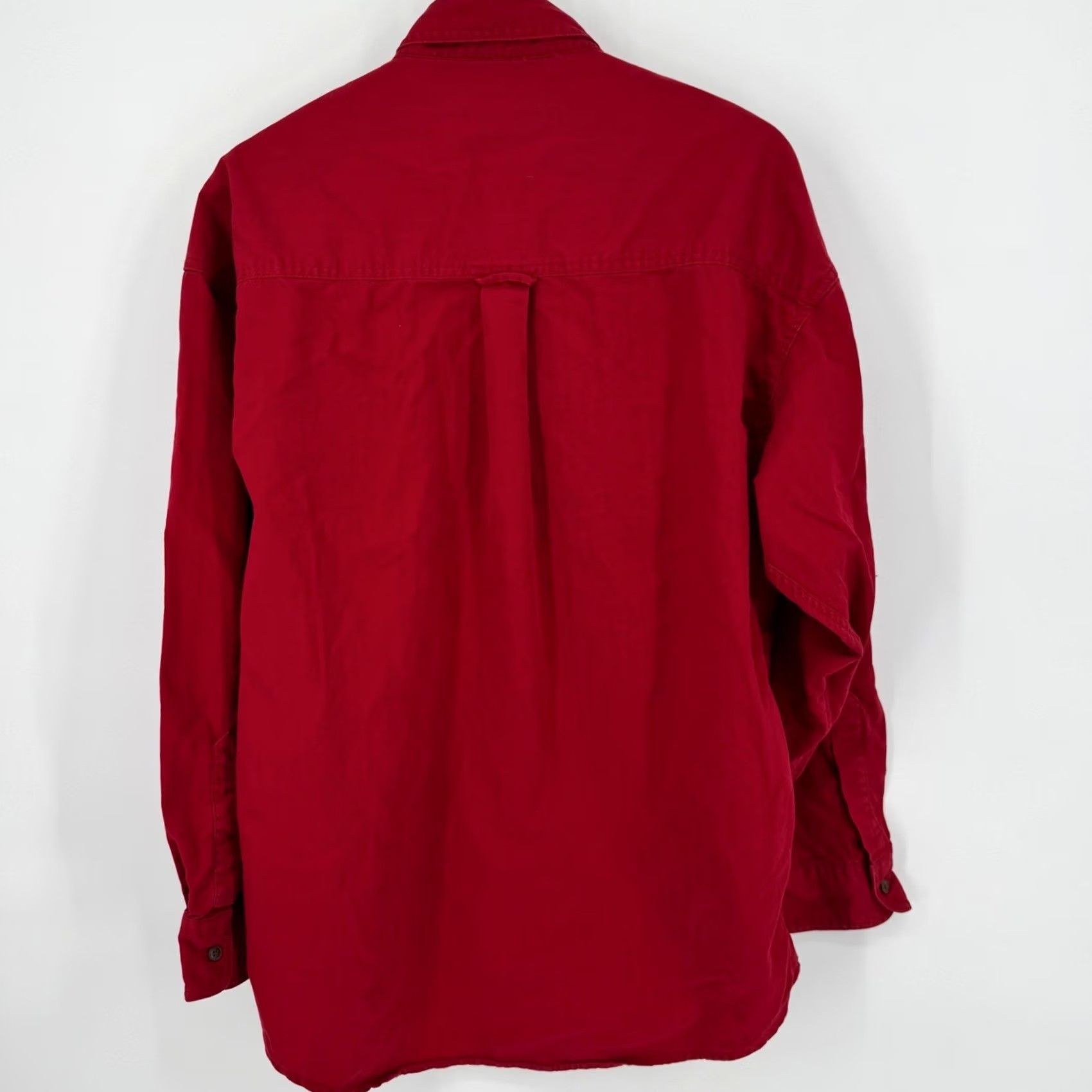 Ralph Lauren Chaps Ralph Lauren Mens Red Long Sleeve Button Down Shirt Embroidered Logo Large Size US L / EU 52-54 / 3 - 4 Thumbnail