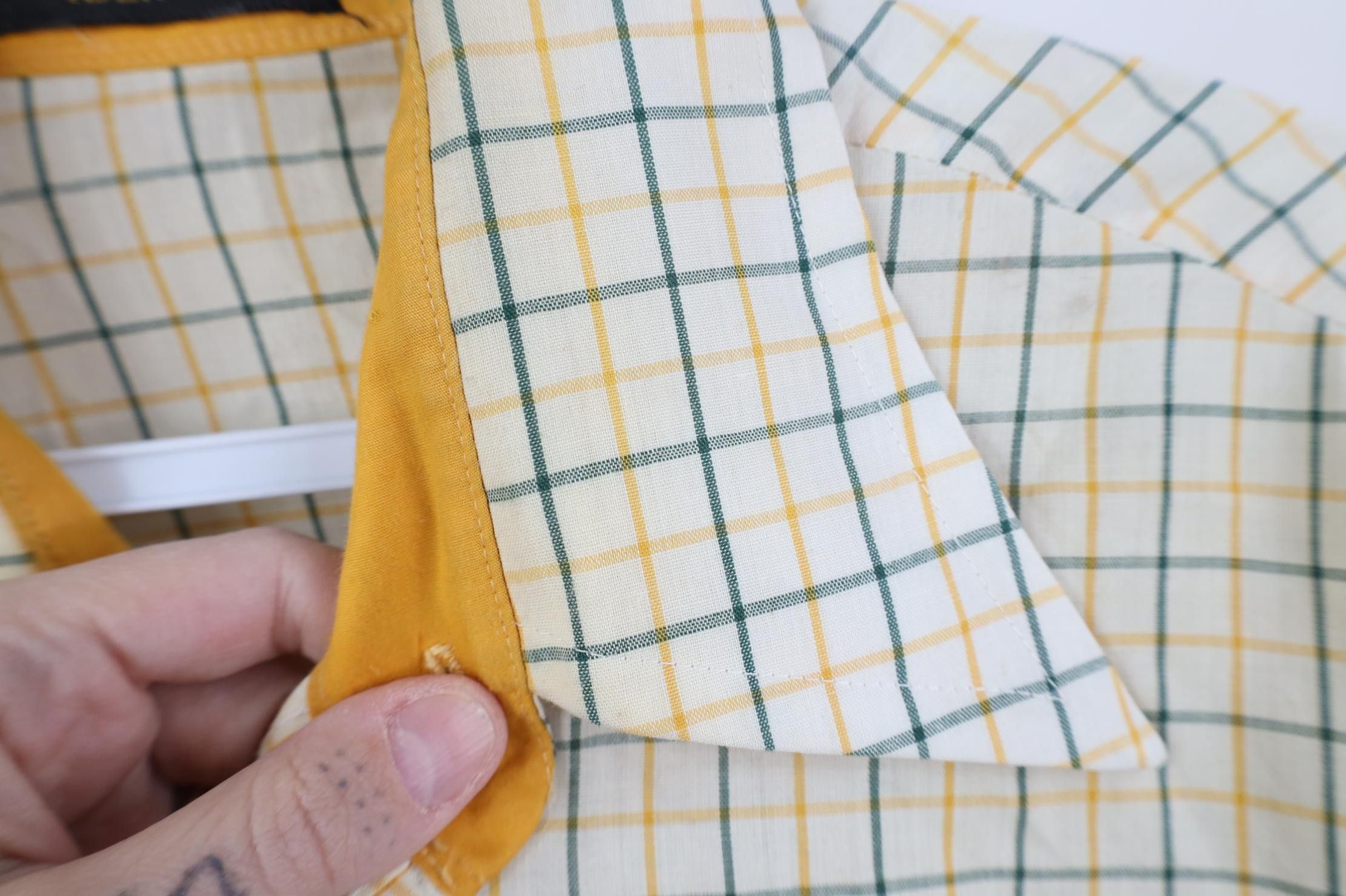 Vintage Vintage 60s 70s Streetwear Collar Button Shirt Plaid USA Size US M / EU 48-50 / 2 - 8 Thumbnail