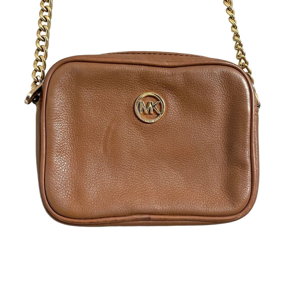 Michael Kors Michael Kors Brown Leather Fulton Crossbody Camera Bag Size ONE SIZE - 2 Thumbnail