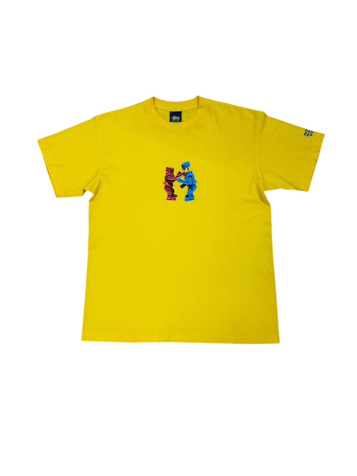 Stussy × Vintage Very Rare Vintage Stussy Rock'em Sock'em Robots Battle tee Size US M / EU 48-50 / 2 - 1 Thumbnail