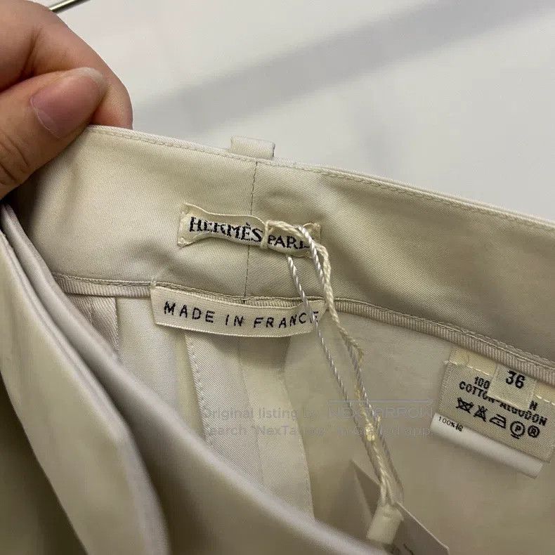 Hermes Khaaki Beige Skirt