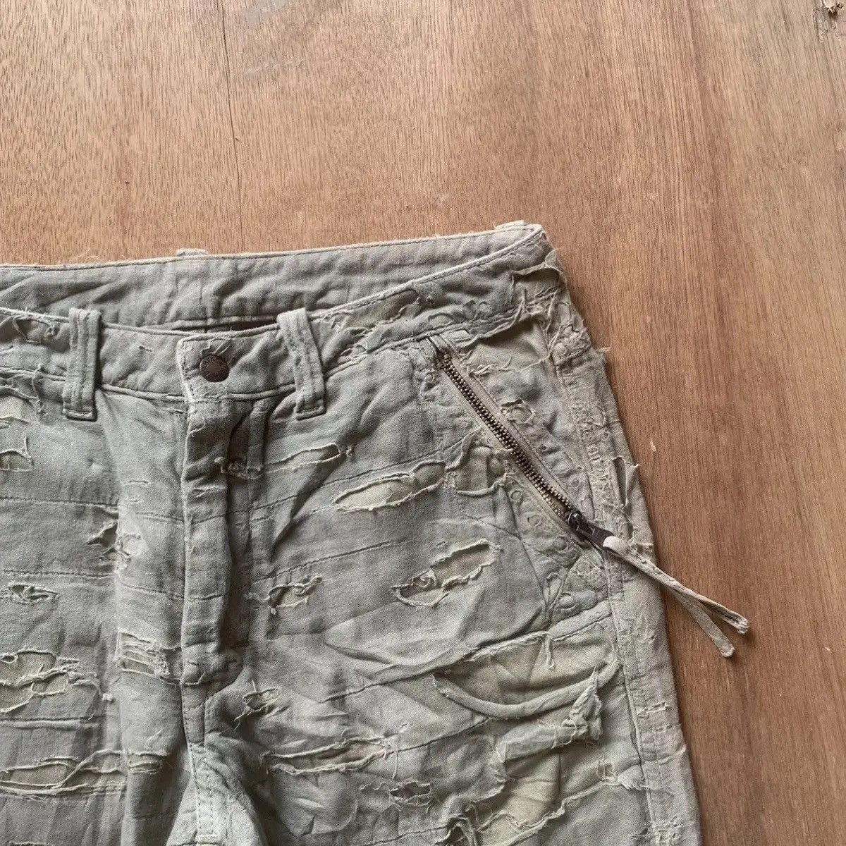 Le Grande Bleu (L.G.B.) 💥 RARE DESIGN 💥 VINTAGE BARTACK DEPT TROUSERS FADED PANTS Size US 30 / EU 46 - 6 Thumbnail