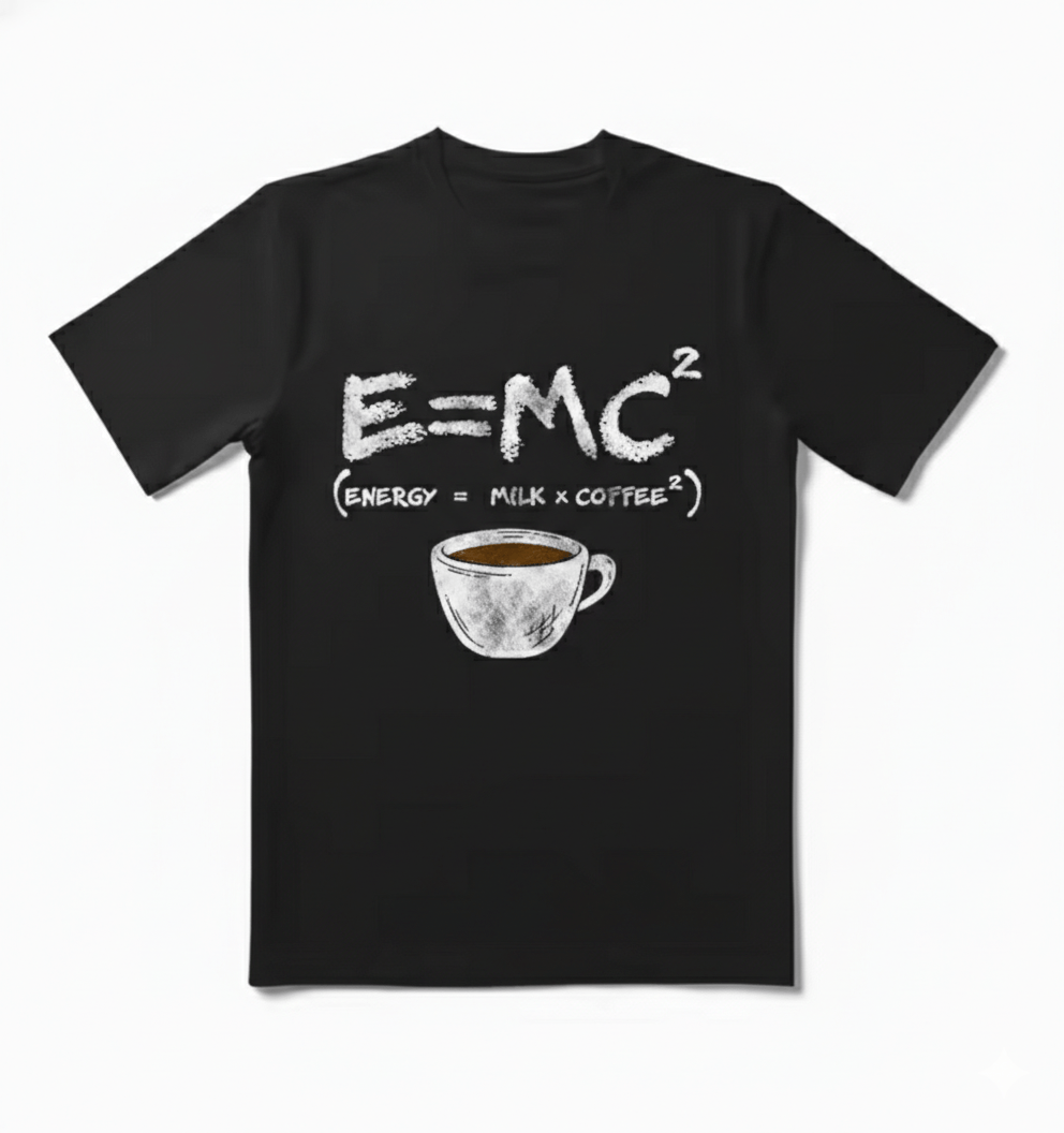 Other Y2K Street Retro Energy Coffee High Quality Black T-Shirt Size US L / EU 52-54 / 3 - 1 Thumbnail