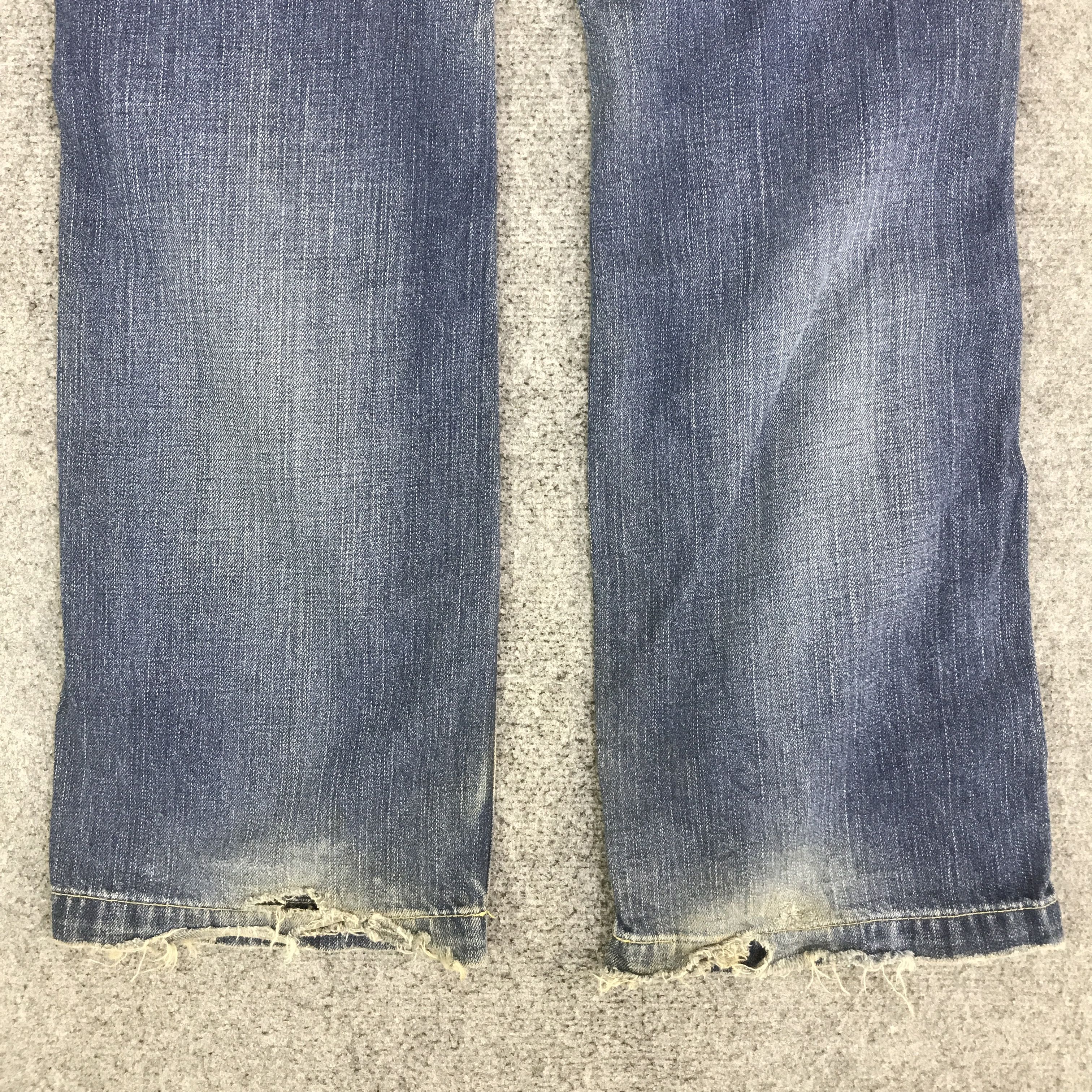 Japanese Brand BAGGY JOHN BULL JAPANESE BRAND DISTRESSED DENIM K118B20 Size US 32 / EU 48 - 6 Thumbnail