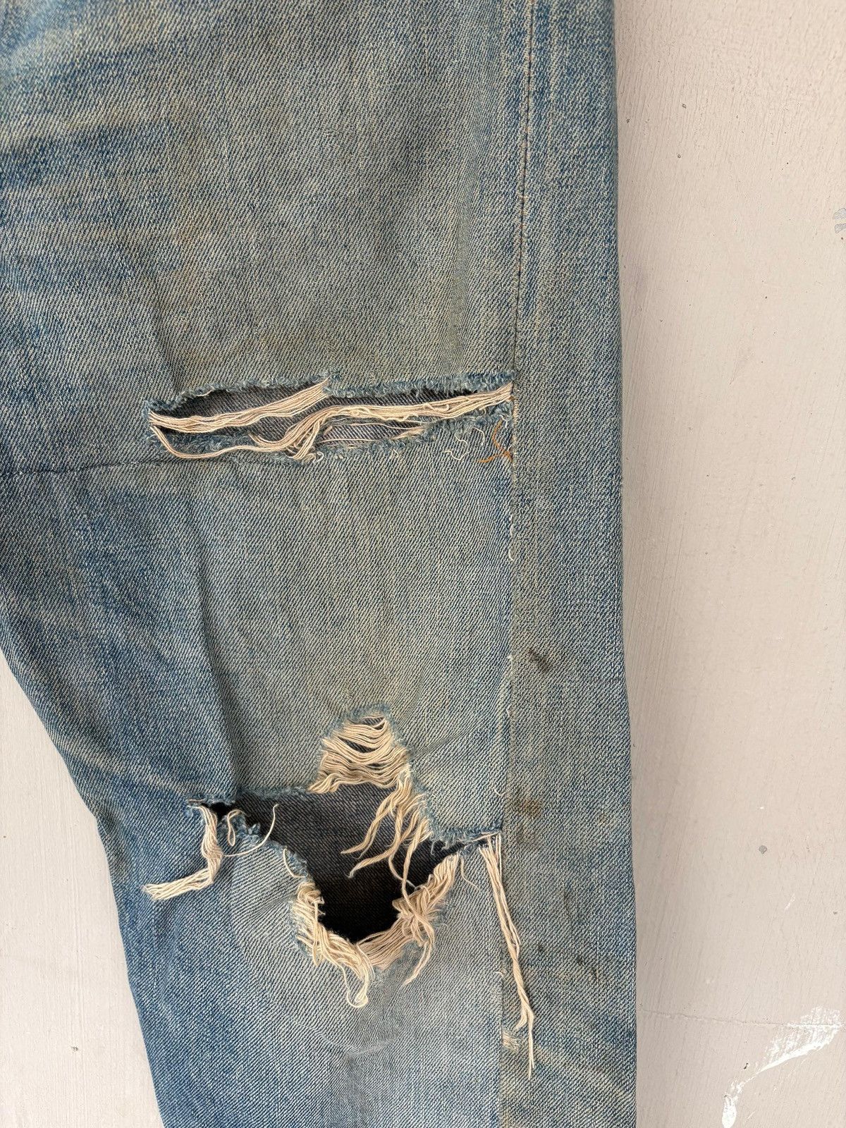 Levi's Vintage Clothing × Vintage VTG 70’s Levi’s 501 Rindem Small e Jeans Button No6 Trash Size US 32 / EU 48 - 10 Thumbnail