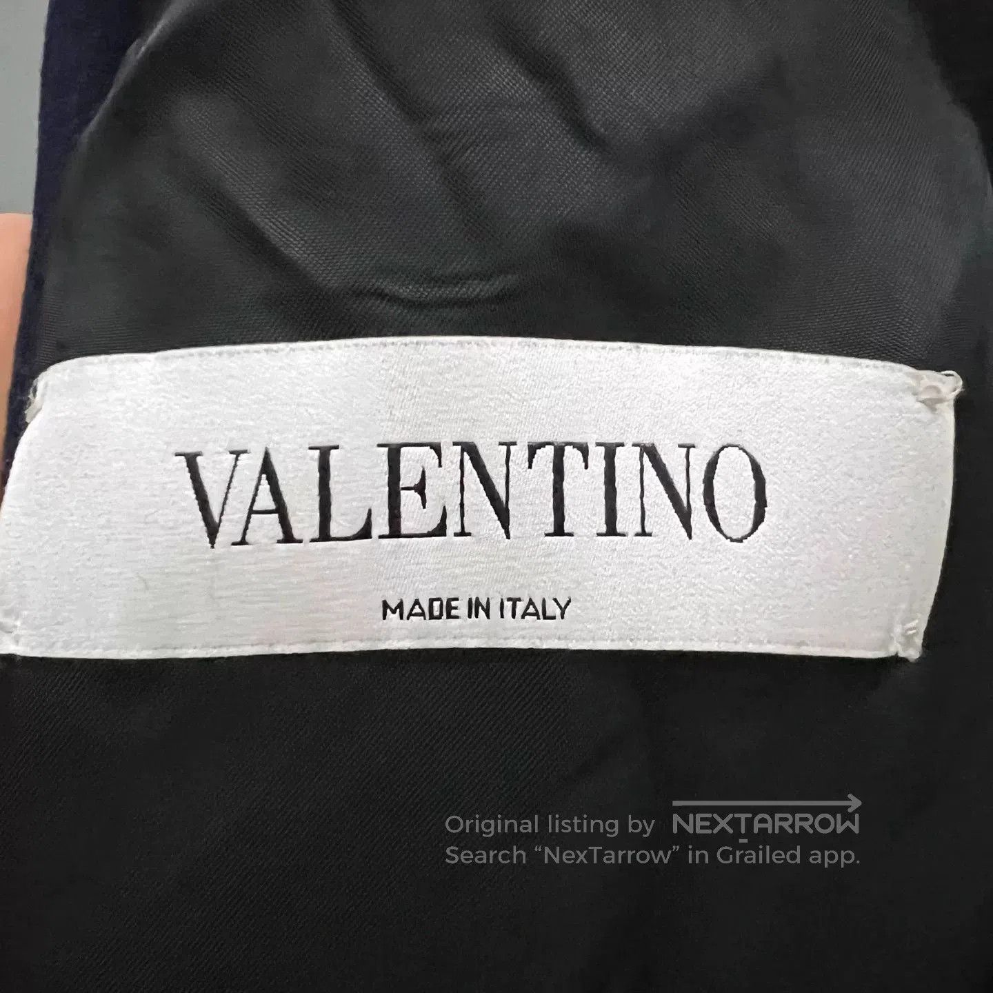 Valentino Valentino Blue Dragonfly Embroidered Coat. Size US L / EU 52-54 / 3 - 4 Thumbnail