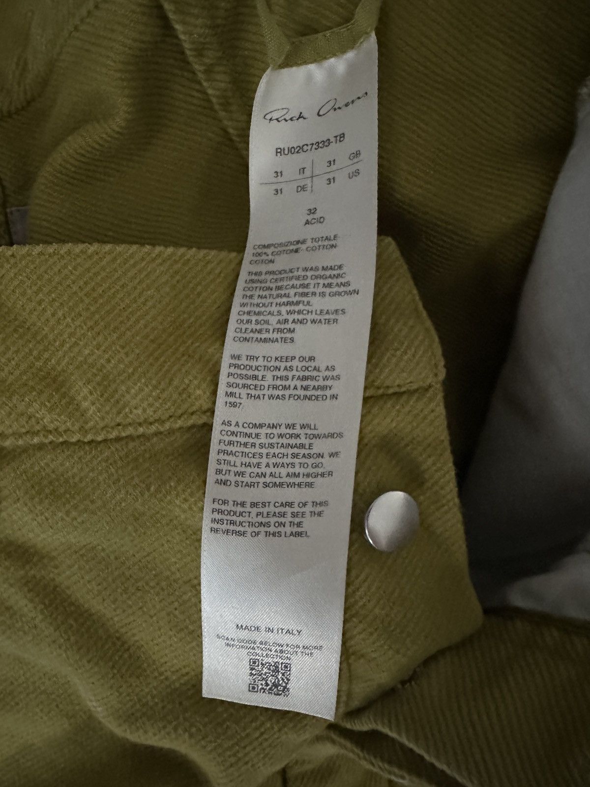 Rick Owens Geth Wide-Leg Jeans Size US 32 / EU 48 - 7 Thumbnail