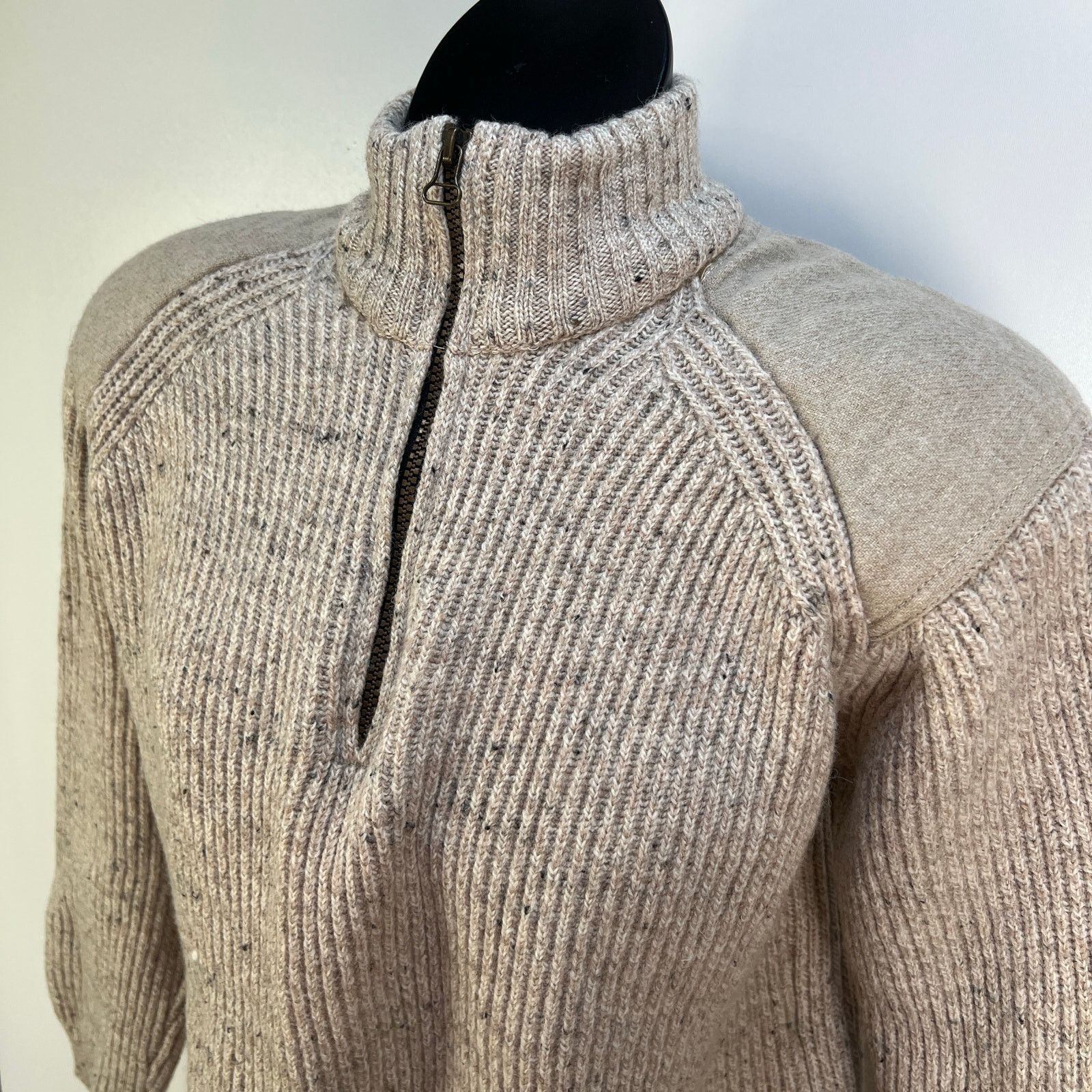 Peregrine Peregrine Bexley Quarter Zip Jumper Ribbed Sweater Size US L / EU 52-54 / 3 - 4 Thumbnail